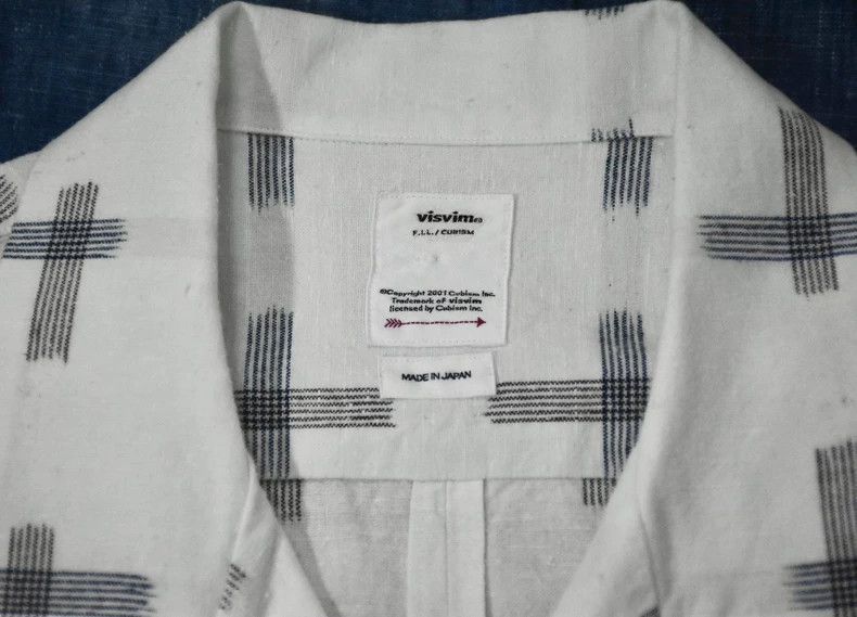 Visvim Visvim22ss Wallis Kasuri Cross Short Sleeve Shirt 2504-Next Size US L / EU 52-54 / 3 - 6 Thumbnail