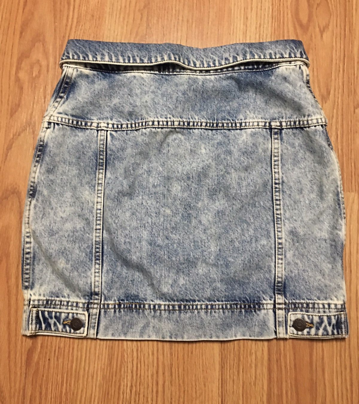 H&M × Moschino H&MOSCHINO Cotton Denim Blue Jeans Skirt Size EU36 US4 Size 27" / US 4 / IT 40 - 4 Thumbnail
