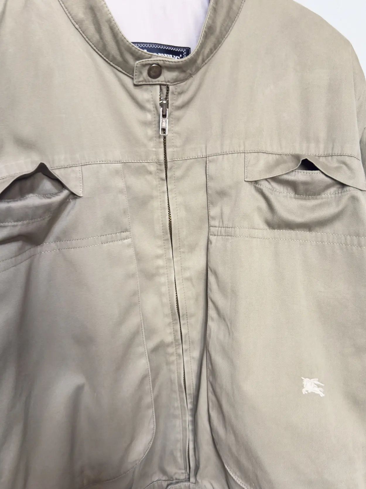 Burberry 🔥 ultra rare biker jacket Burberrys 70s cotton size M Size US M / EU 48-50 / 2 - 14 Thumbnail