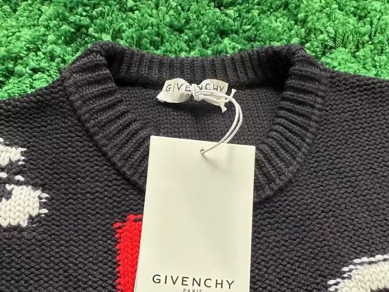 Givenchy Givenchy New Letter Embroidered Chunky Knit Sweater, S siz Size US S / EU 44-46 / 1 - 2 Thumbnail