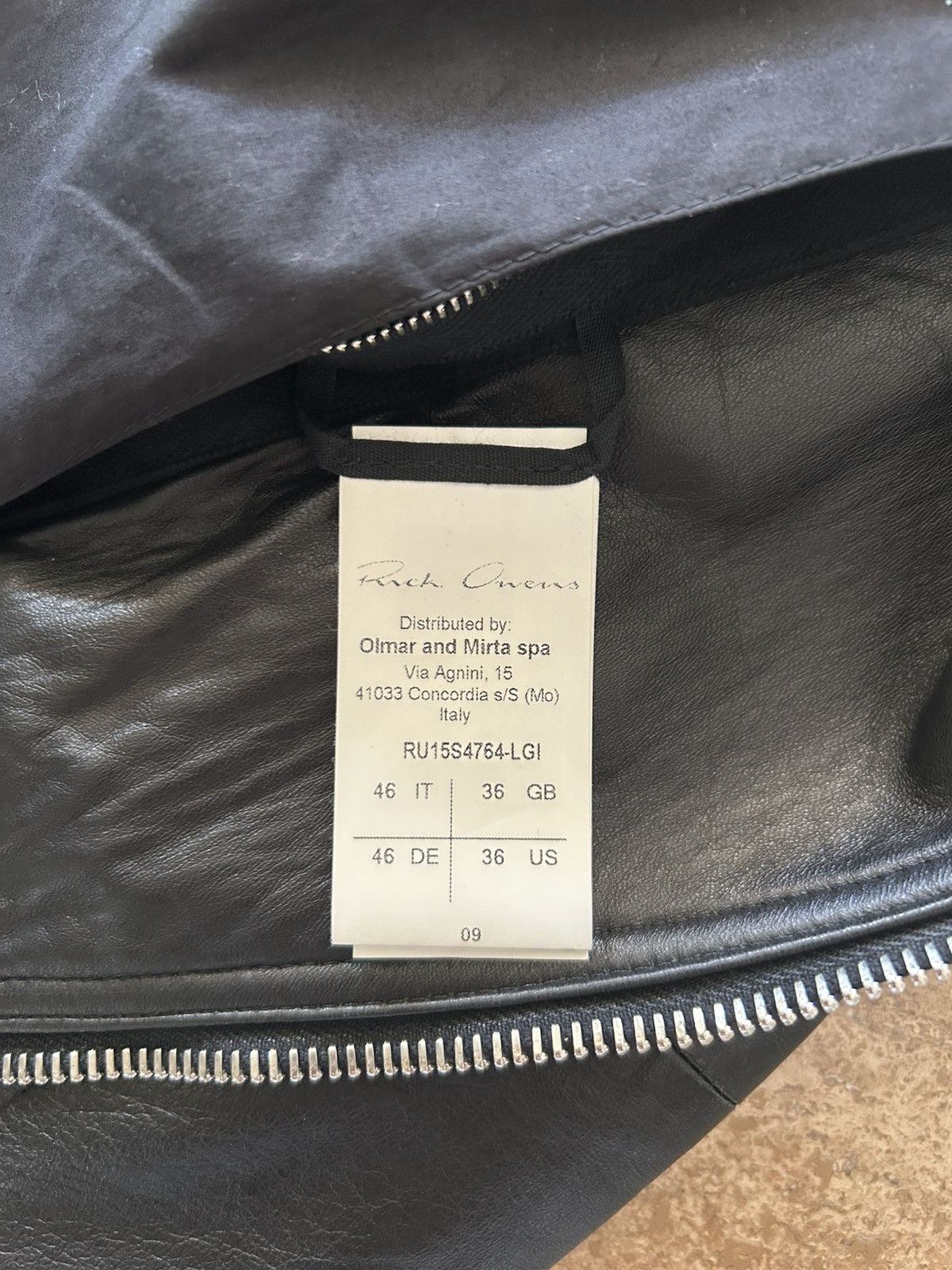 Rick Owens SS15 "Stooges" Leather Jacket Size US S / EU 44-46 / 1 - 13 Thumbnail