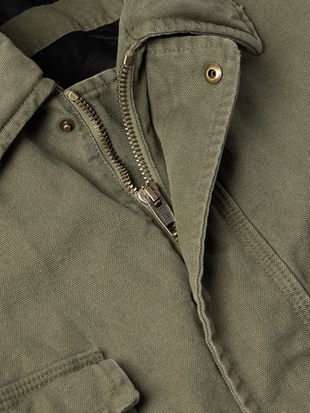 Balenciaga 💥$6.5K VALUE💥Distressed Cotton-Canvas Coat Size US L / EU 52-54 / 3 - 4 Thumbnail