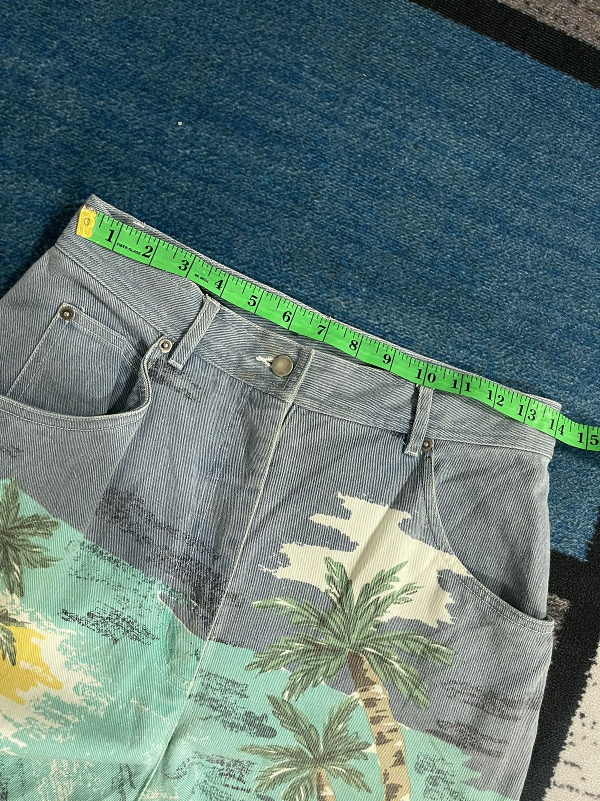 Japanese Brand × Vintage Vintage Together Jeans Print Island Size 28" / US 6 / IT 42 - 14 Thumbnail