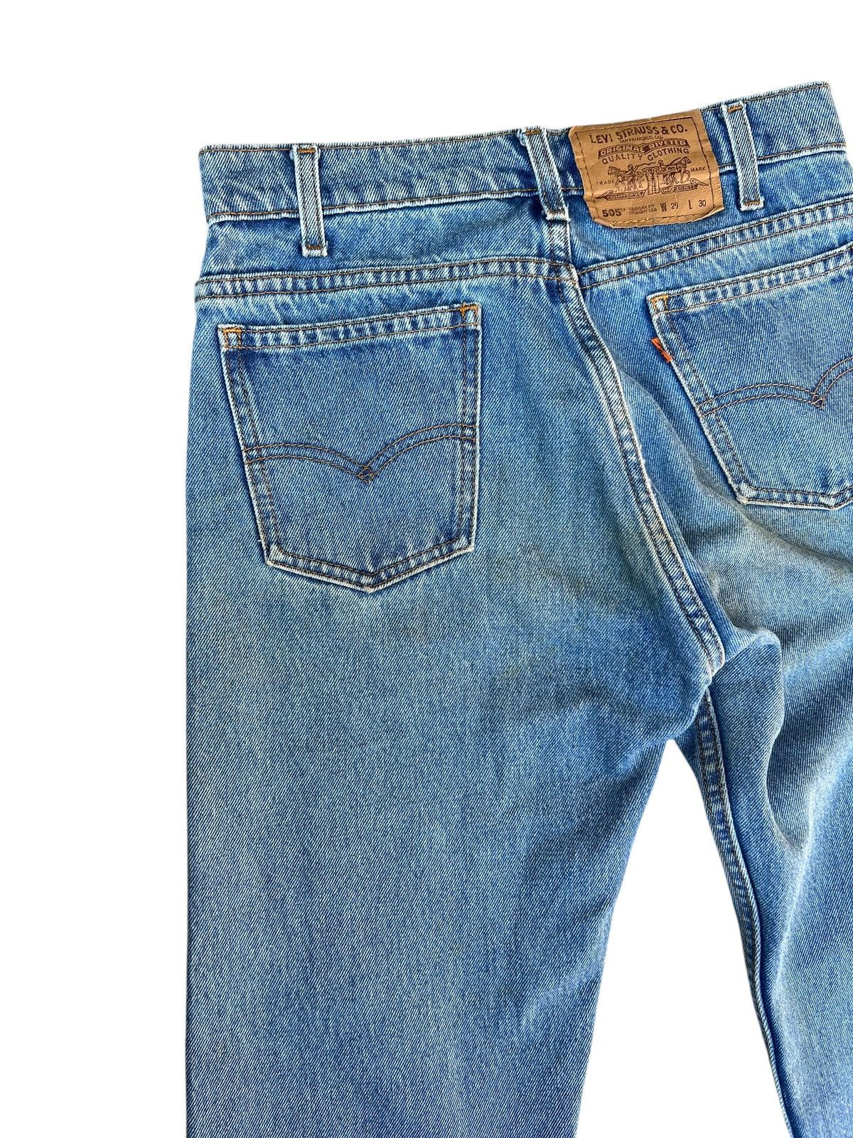 Levi's 1996 Dirty Mud Stains Denim Levi’s 505 Orange Tab Jeans Size US 29 - 15 Thumbnail