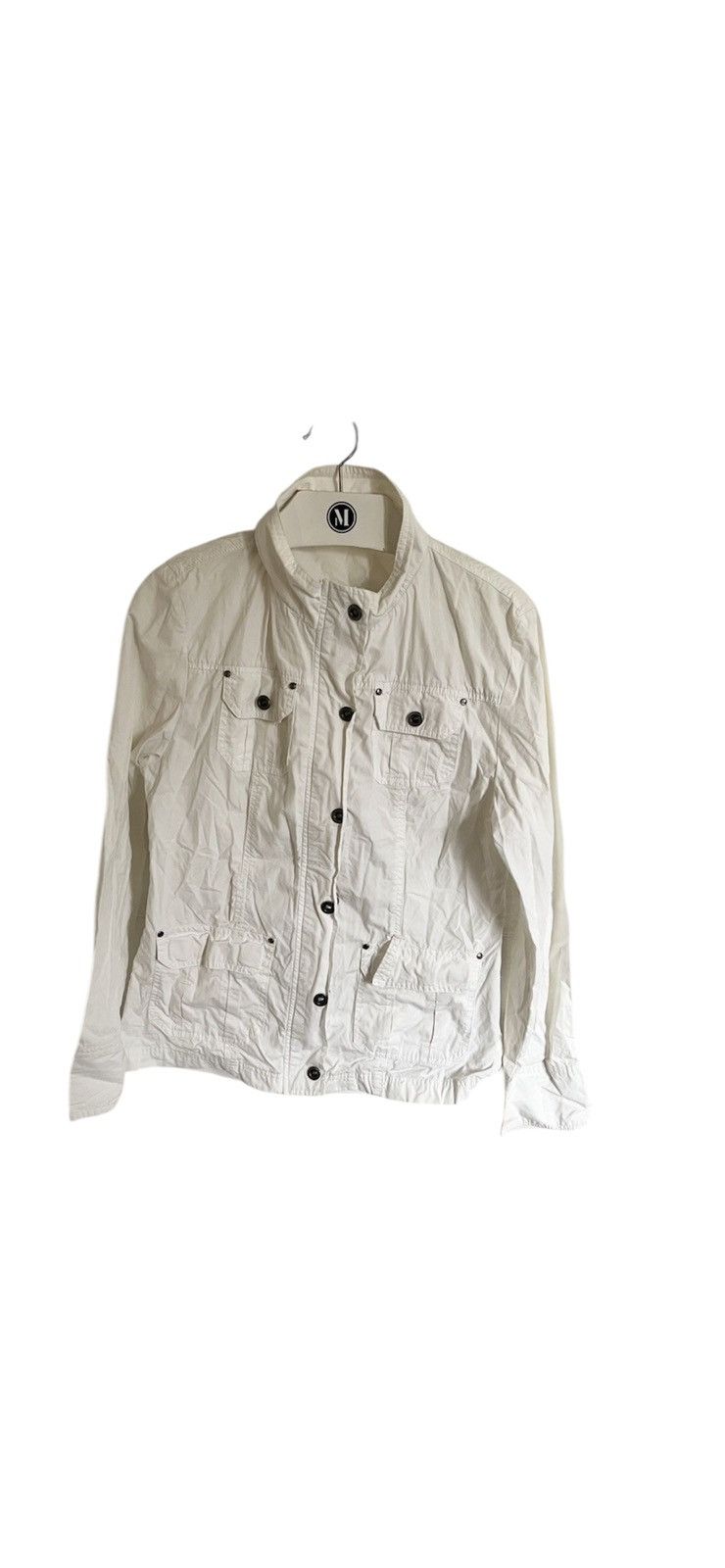 Japanese Brand × Vintage Y2k White Military jacket blazer like dolce diesel yohji Size XXS / US 00 / IT 34 - 1 Thumbnail