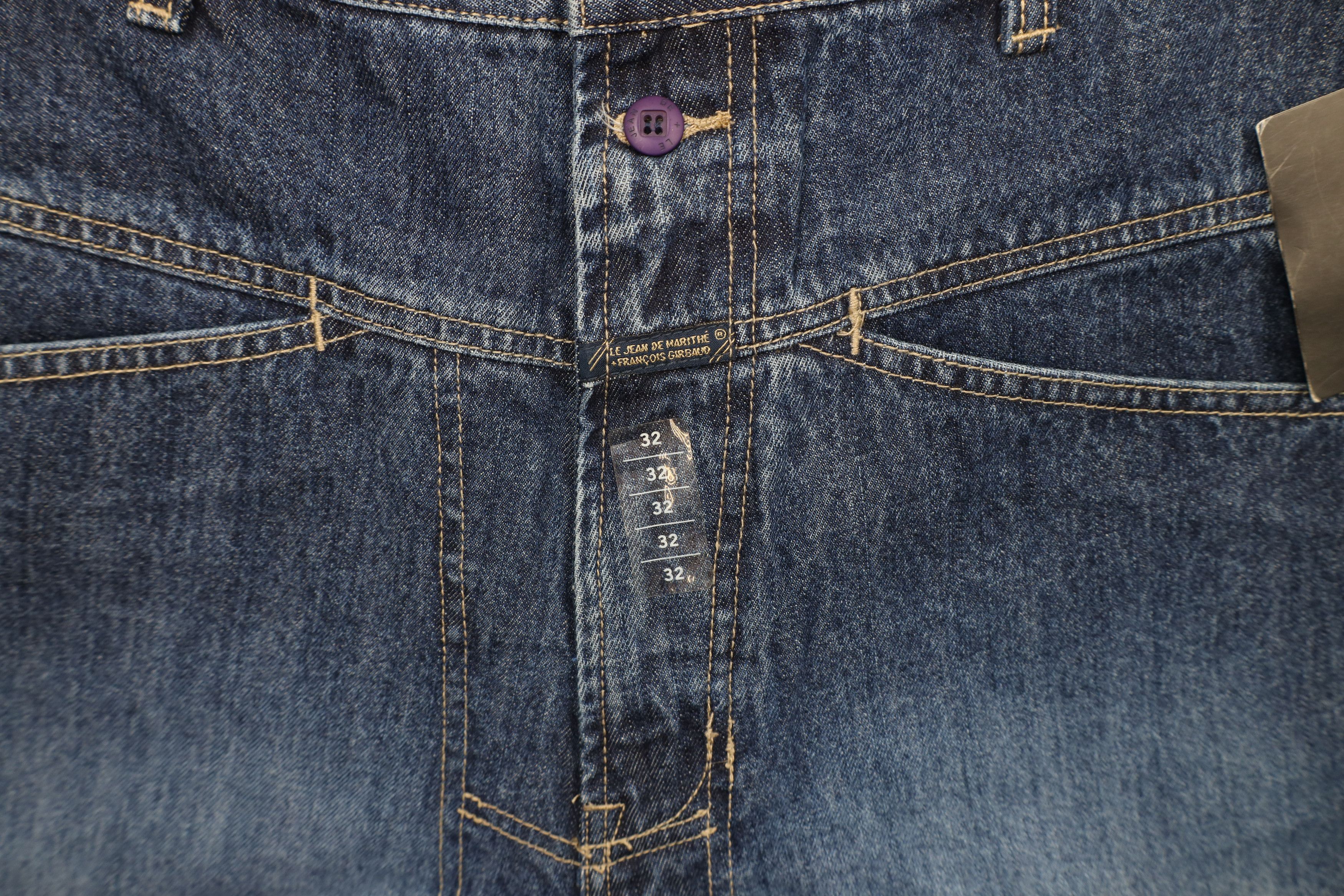 Marithe + Francois Girbaud × Vintage Deadstock Vintage 90s Marithe Francois Girbaud Shorts Blue Size US 32 / EU 48 - 5 Thumbnail