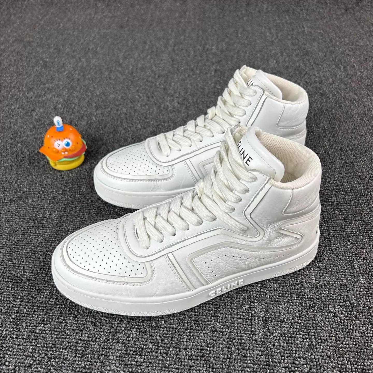 Celine Celine High-Top White Sneakers 37 Size US 6.5 / IT 36.5 - 1 Thumbnail