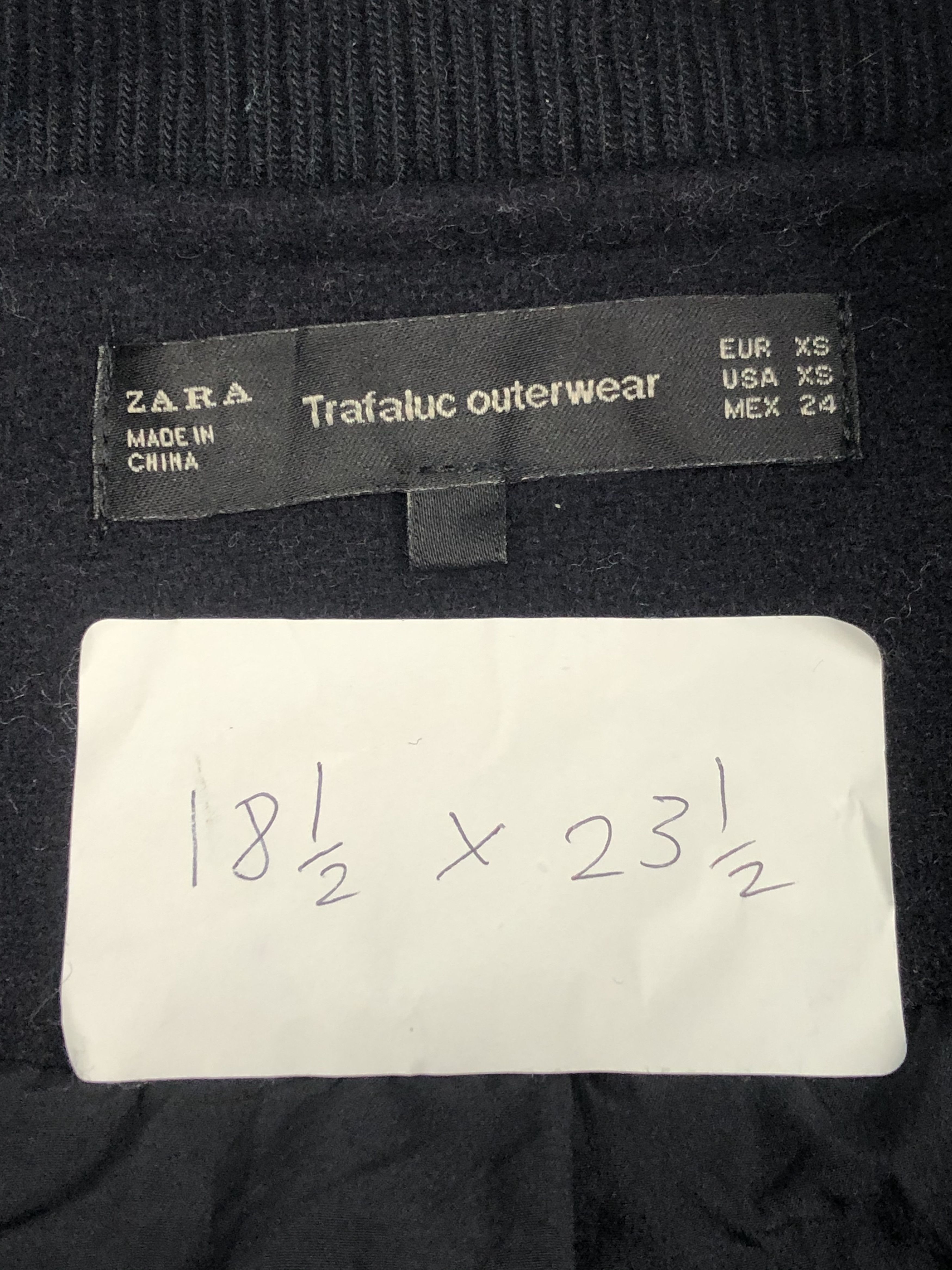 Zara Vintage Zara Varsity Jacket Black V0099 Size US XS / EU 42 / 0 - 9 Thumbnail