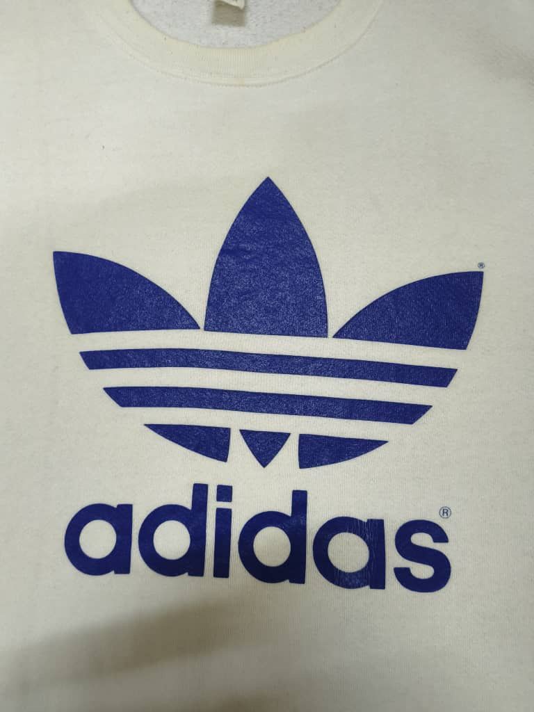 Adidas Vintage Adidas Trefoil sweatshirt made in Usa Size US M / EU 48-50 / 2 - 5 Thumbnail