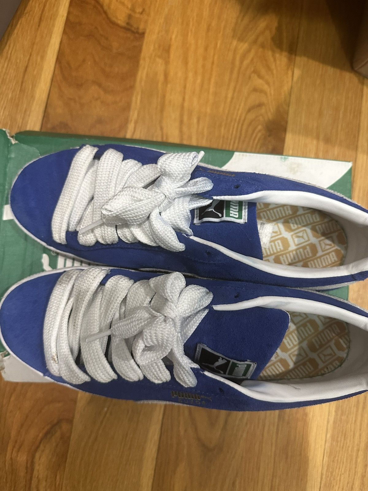 Puma Puma Suede Classic Blue White Size 11.5 With Box Size US 11.5 / EU 44-45 - 3 Thumbnail