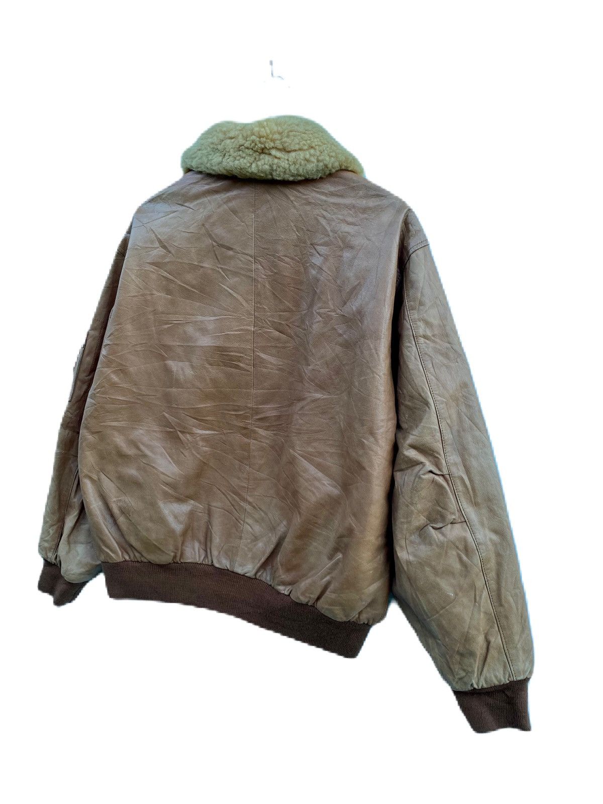 Avirex × Junya Watanabe AVIREX NEW YORK TYPE G-1 SOFT LEATHER JACKET WITH FUR Size US L / EU 52-54 / 3 - 4 Thumbnail
