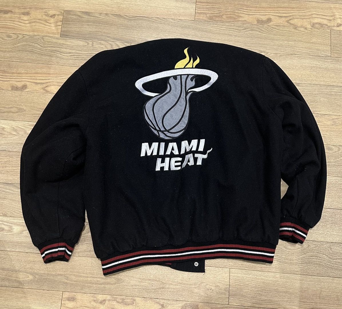 Urban Renewal Miami Heat Bomber Jacket Size US XXL / EU 58 / 5 - 2 Thumbnail