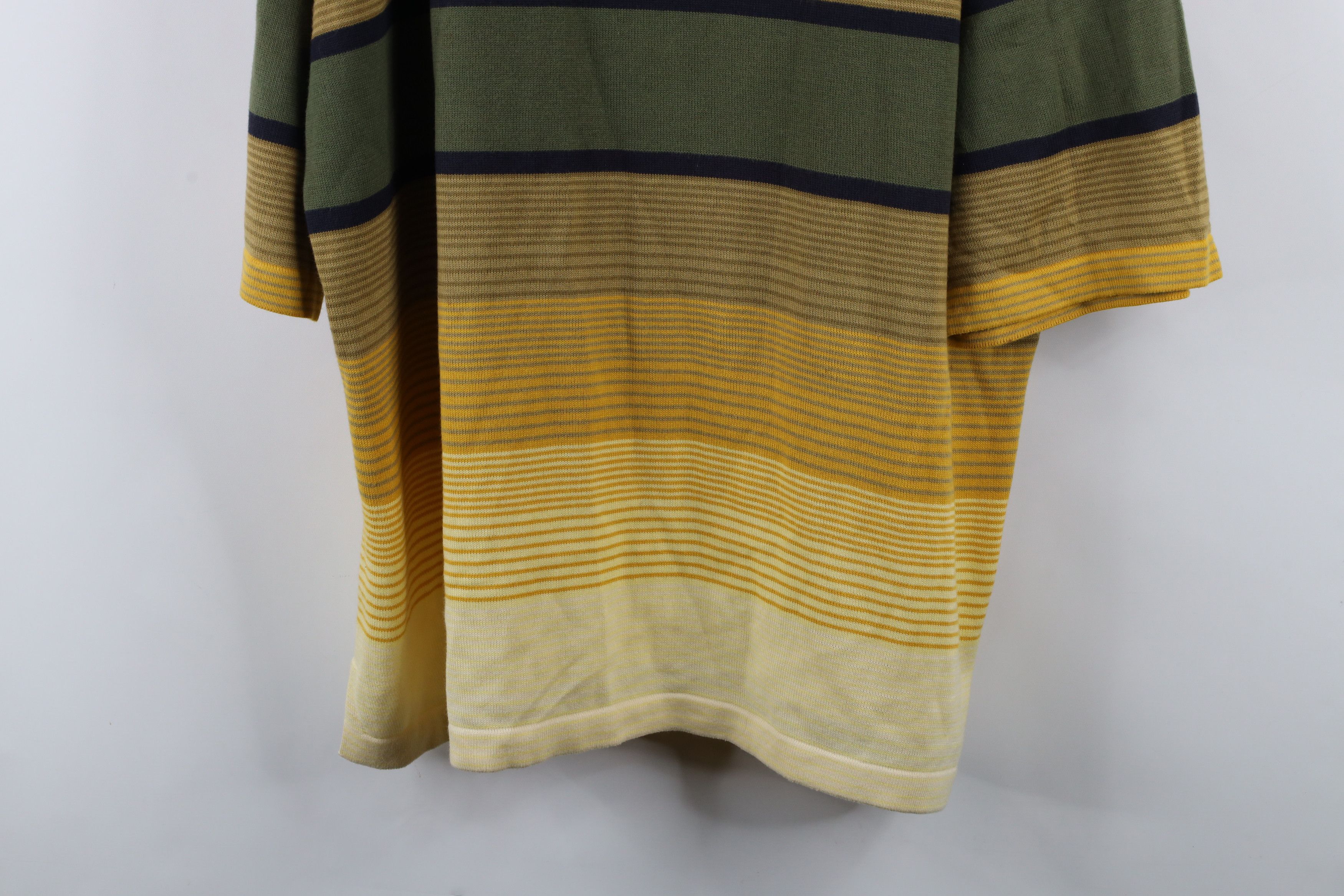 Vintage Vintage 90s Y2K Streetwear Block Knit Collared Polo Shirt Size US XL / EU 56 / 4 - 3 Thumbnail