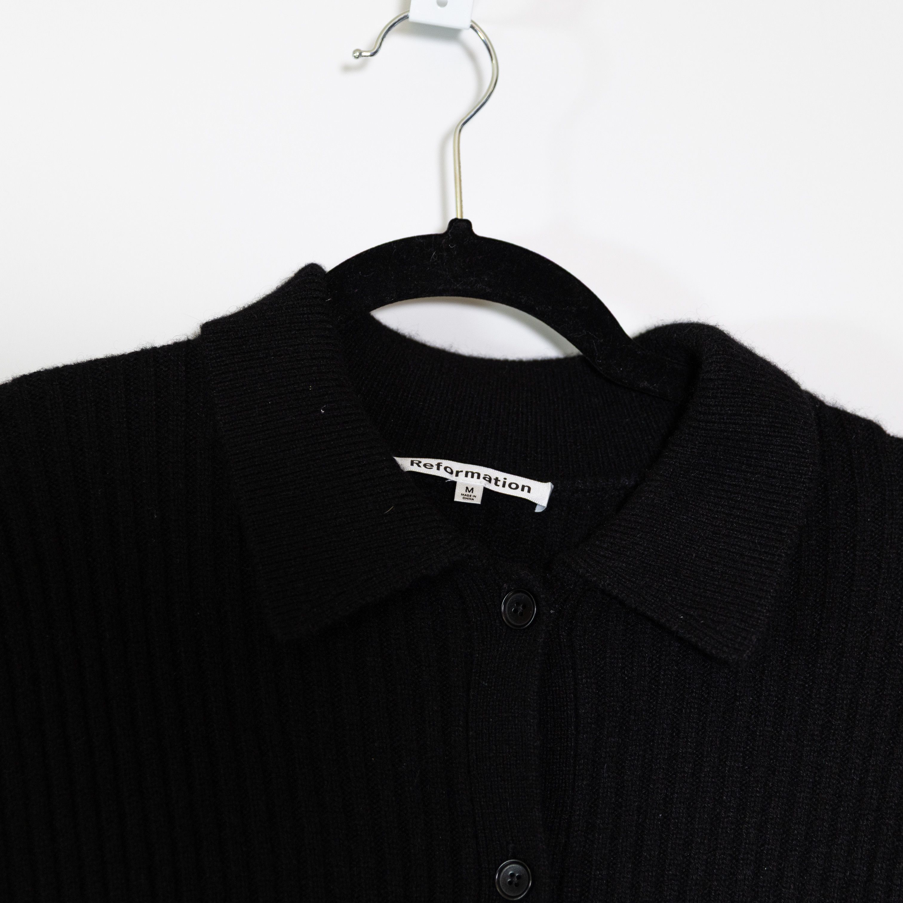 Reformation Reformation Fantino Cashmere Ribbed Knit Size M / US 6-8 / IT 42-44 - 2 Thumbnail