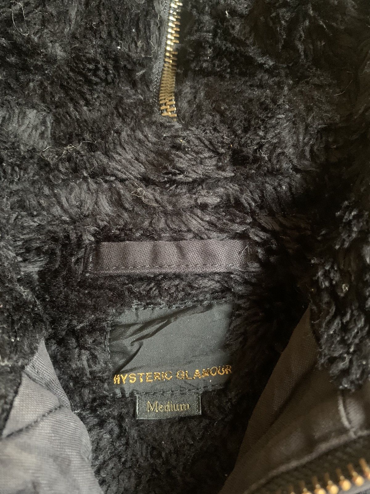 Hysteric Glamour Vintage Japanese Brand Hysteric Glamour Fur Bomber Jacket Size US M / EU 48-50 / 2 - 6 Thumbnail