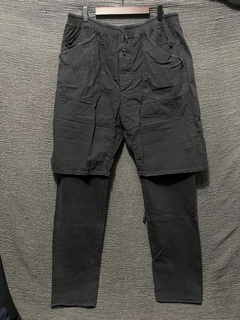 Rick Owens Rick Owens size m Early fake two-piece overalls pants Size US 28 / EU 44 - 1 Thumbnail