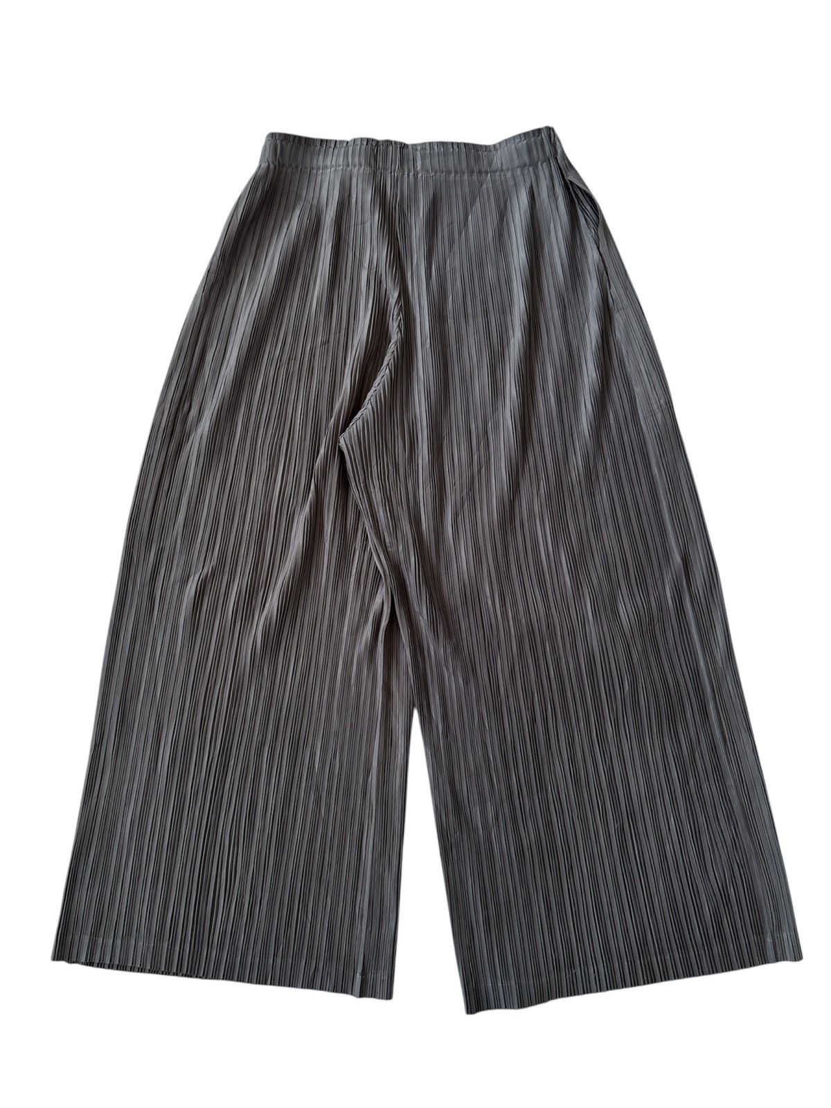 Issey Miyake Pleats Please Crop Wide Leg Pants Size US 30 / EU 46 - 1 Thumbnail
