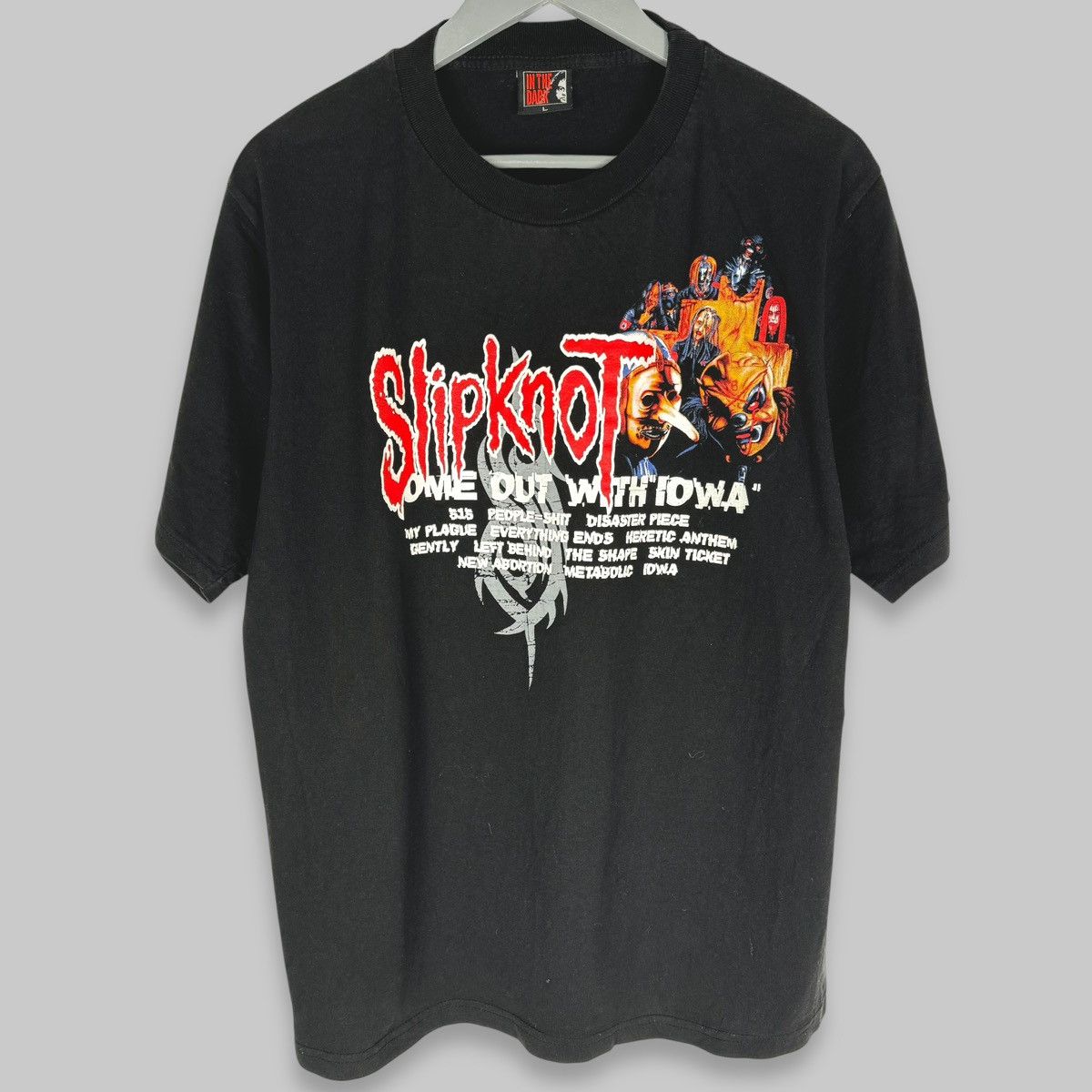 Band Tees Vintage Slipknot Come Out With Iowa In The Dark T Shirt Size US L / EU 52-54 / 3 - 1 Thumbnail