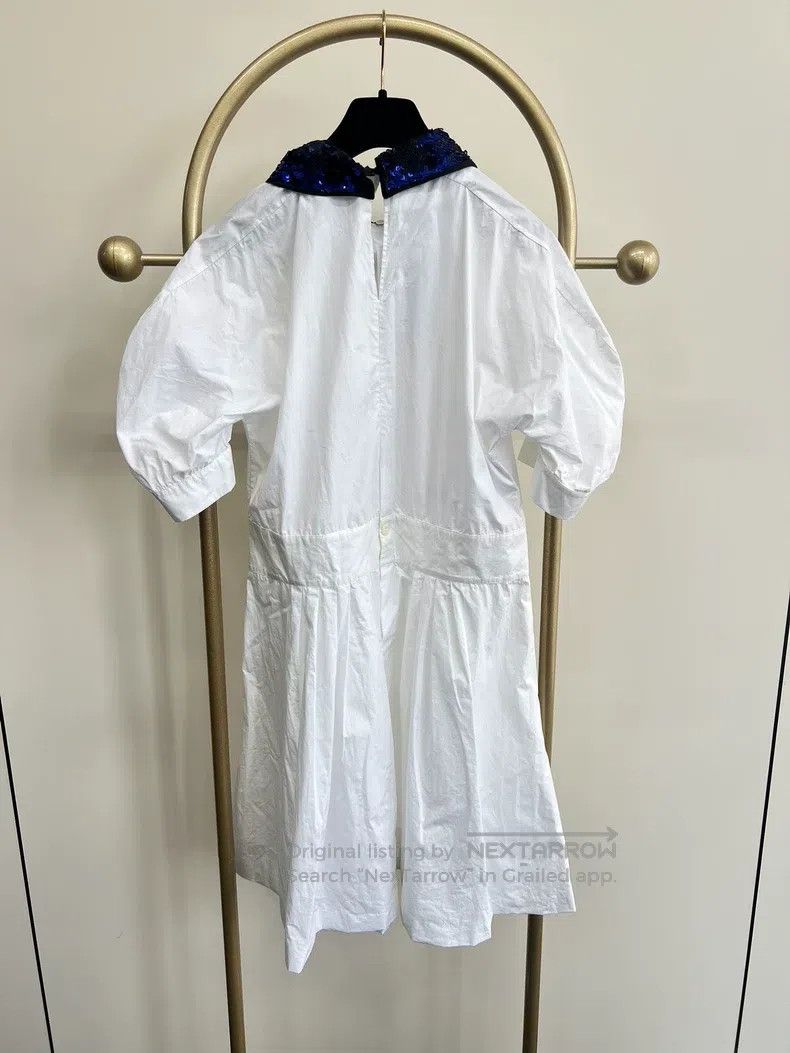 Miu Miu Miu Miu 44 Sequined doll collar dress Size XL / US 12-14 / IT 48-50 - 2 Thumbnail