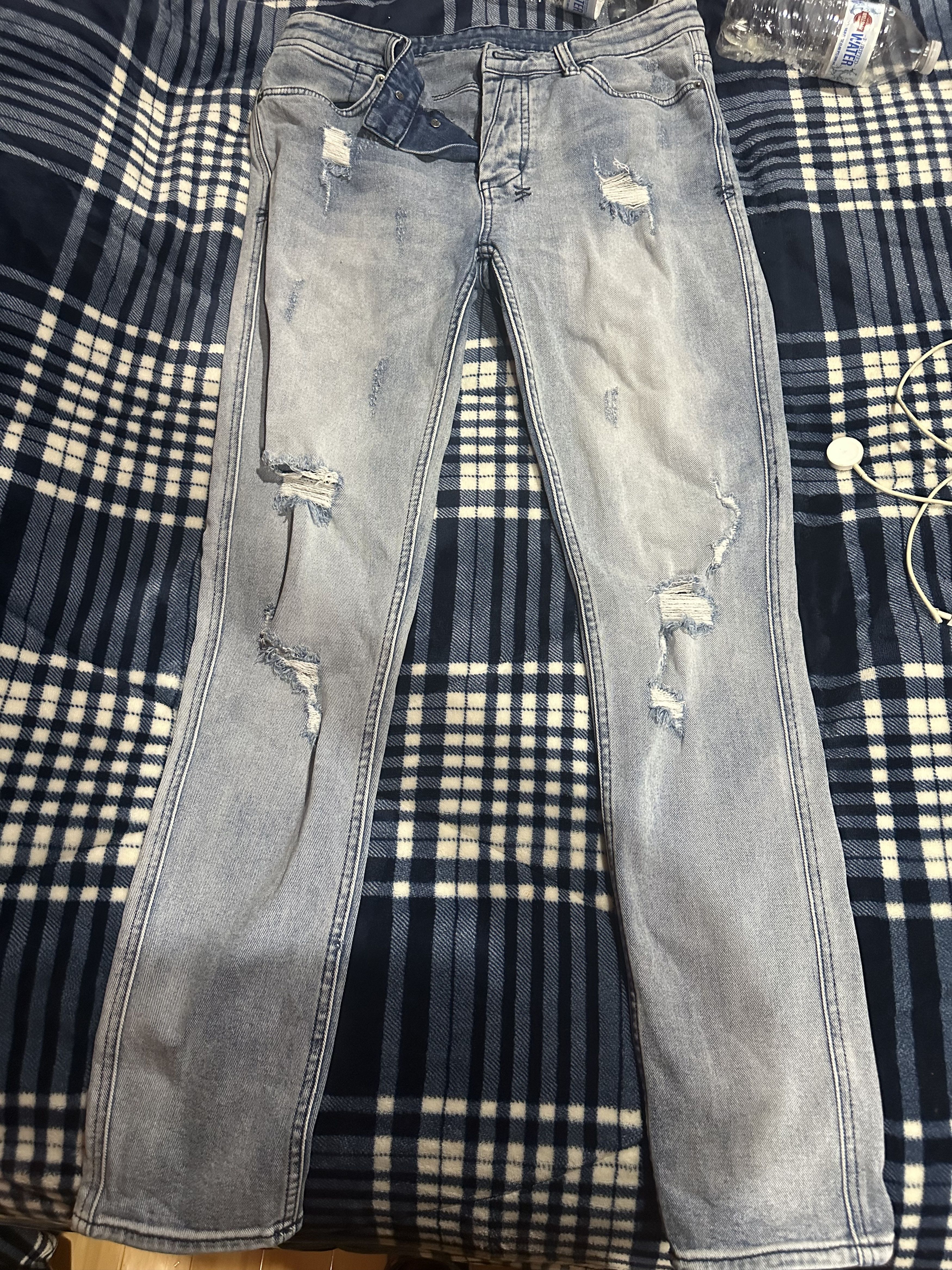 Ksubi Sign of the Times Van Winkle Trashed Dreams Skinny Jeans Size US 33 - 4 Thumbnail