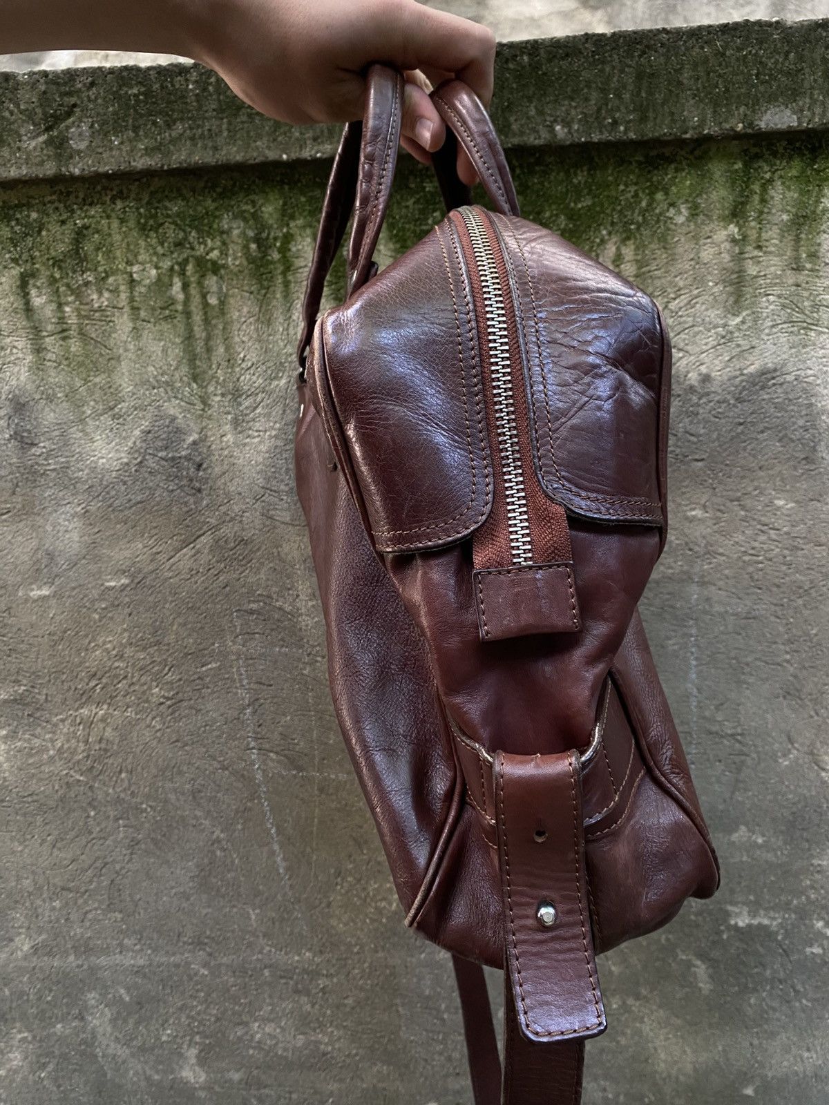 H&M × Maison Margiela × Vintage Maison Margiela x H&M Double Side Leather Bag Size ONE SIZE - 6 Thumbnail