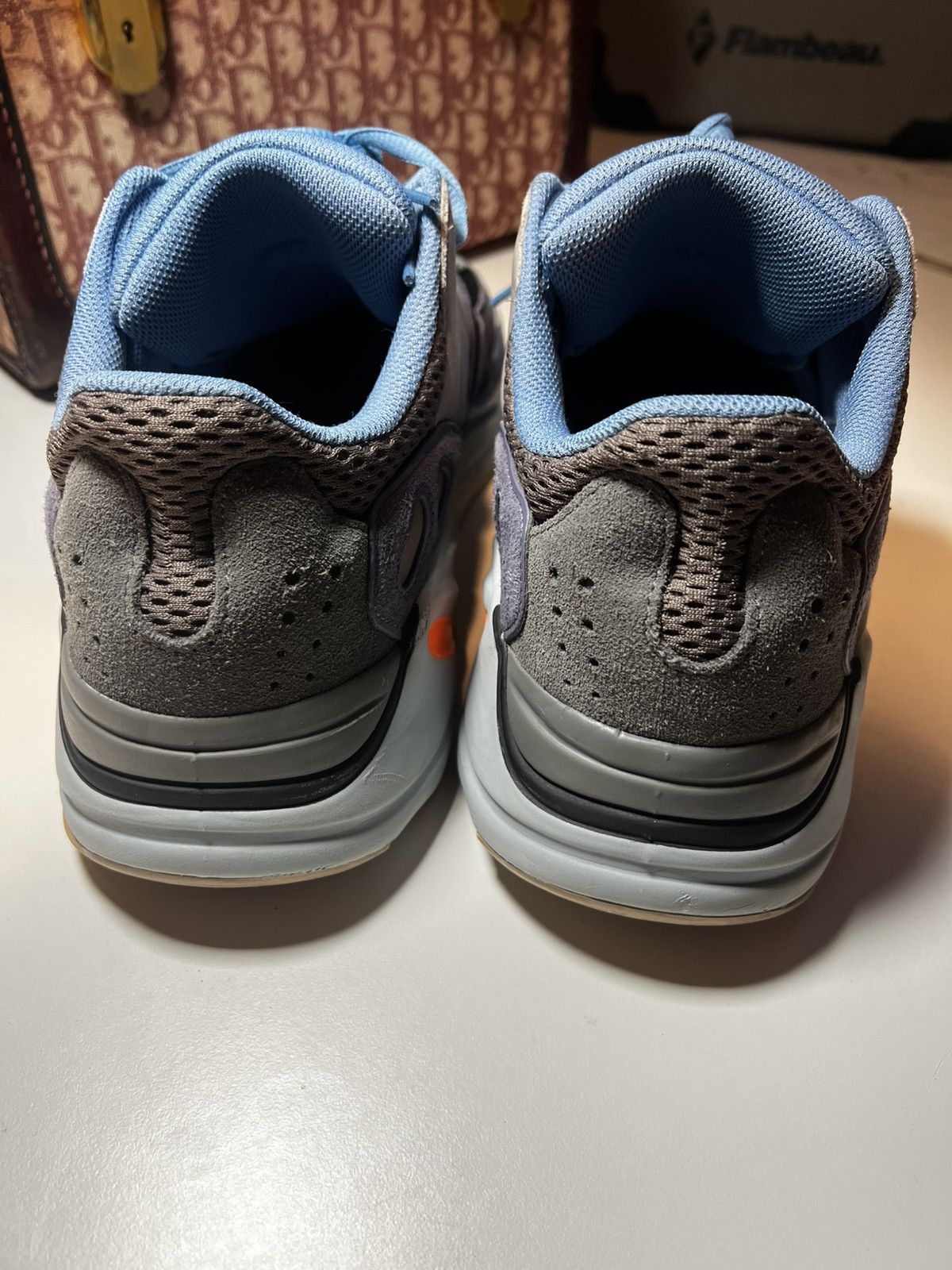 Adidas Yeezy 700 Carbon Blue Size US 11.5 / EU 44-45 - 4 Thumbnail
