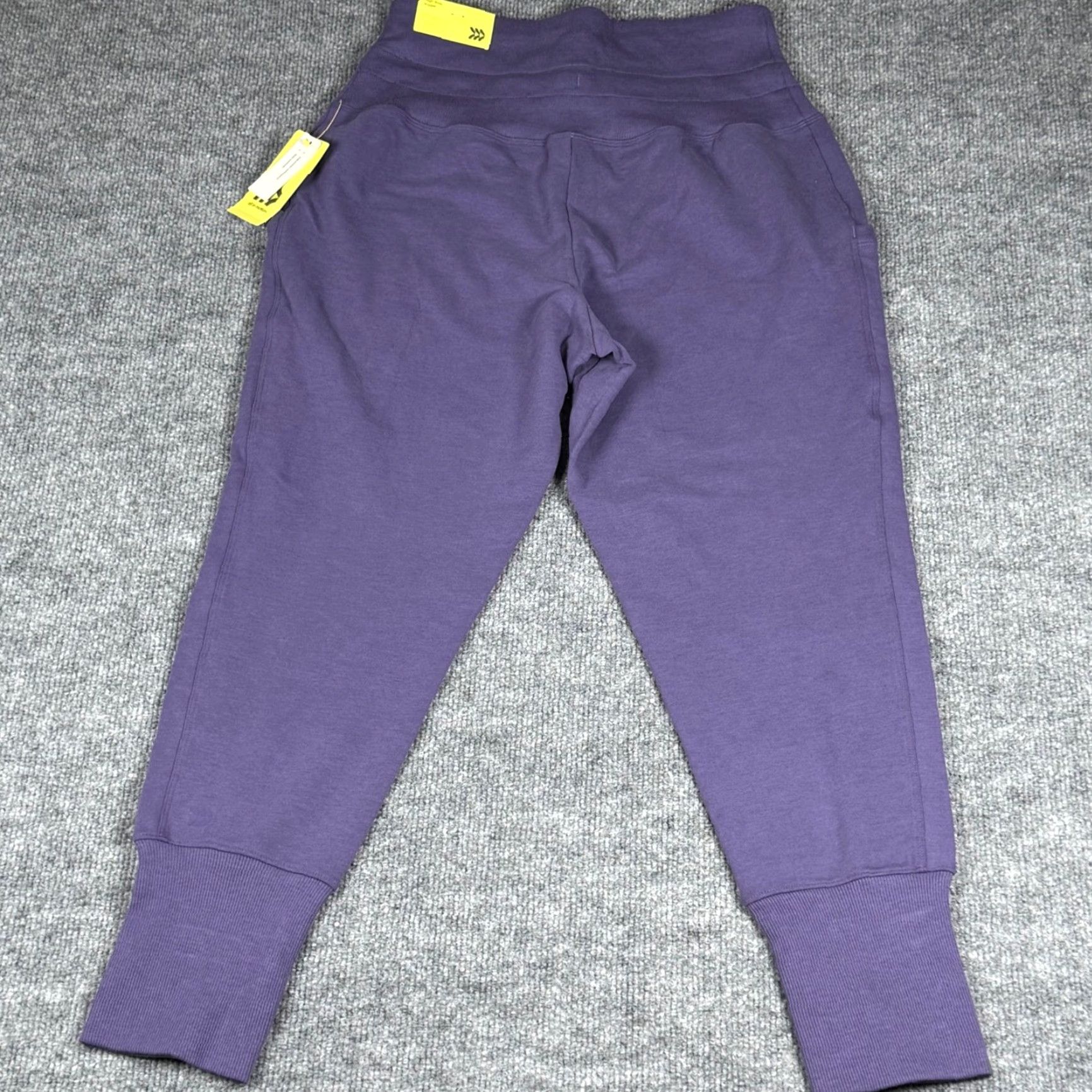 Vintage VINTAGE All In Motion Jogger Pants Purple Ribbed High Rise? Size 28" / US 6 / IT 42 - 3 Thumbnail