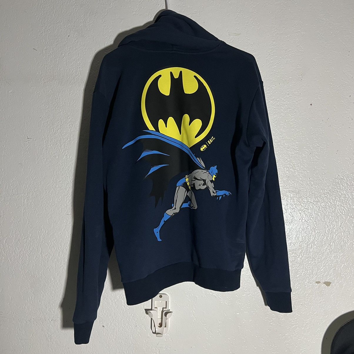 Bait Sz M Bait Batman Navy Hooded Sweatshirt | Grailed