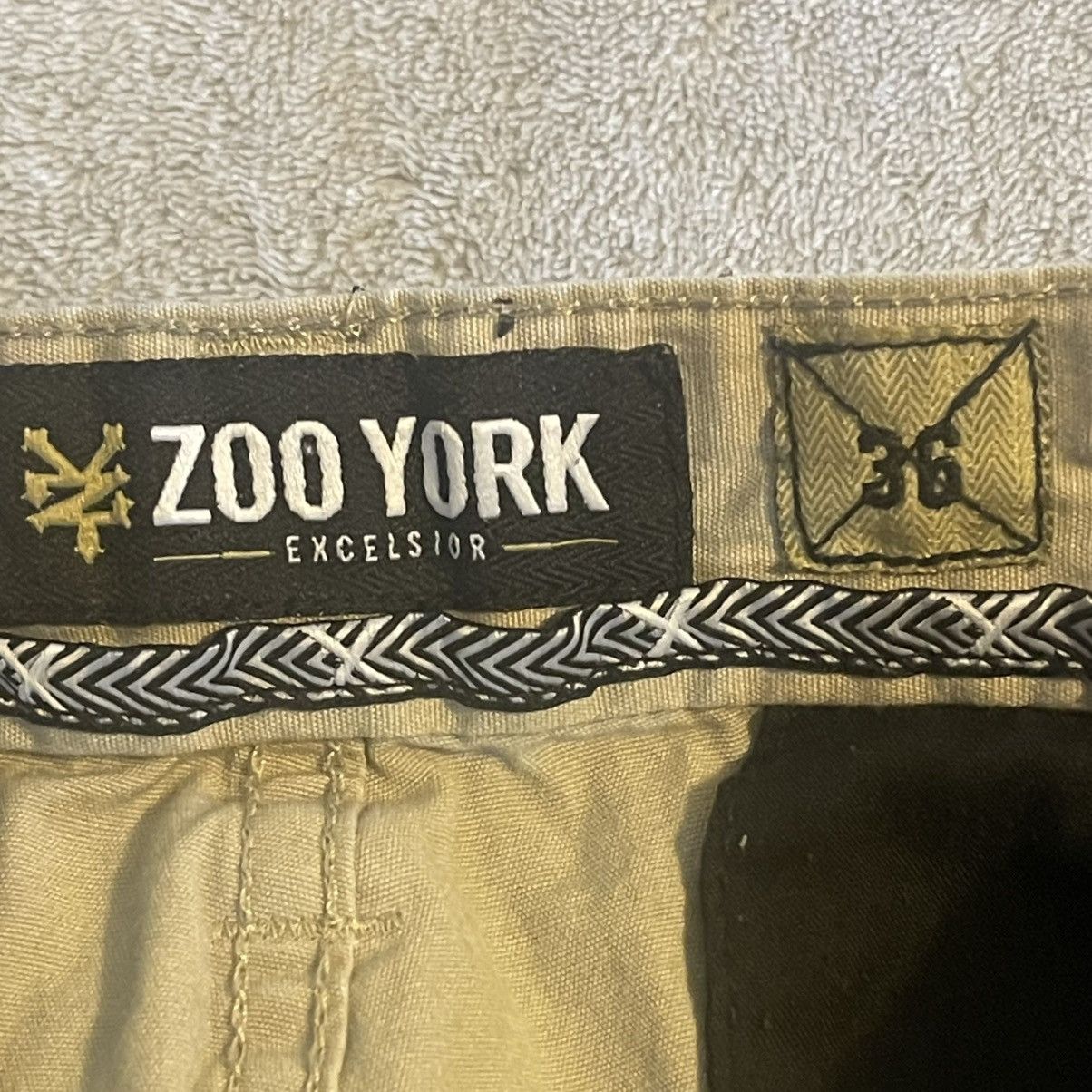 Zoo York Vintage Zoo York Jeans Men 36 Beige Wide-Leg Streetwear Y2K Size US 36 / EU 52 - 3 Thumbnail