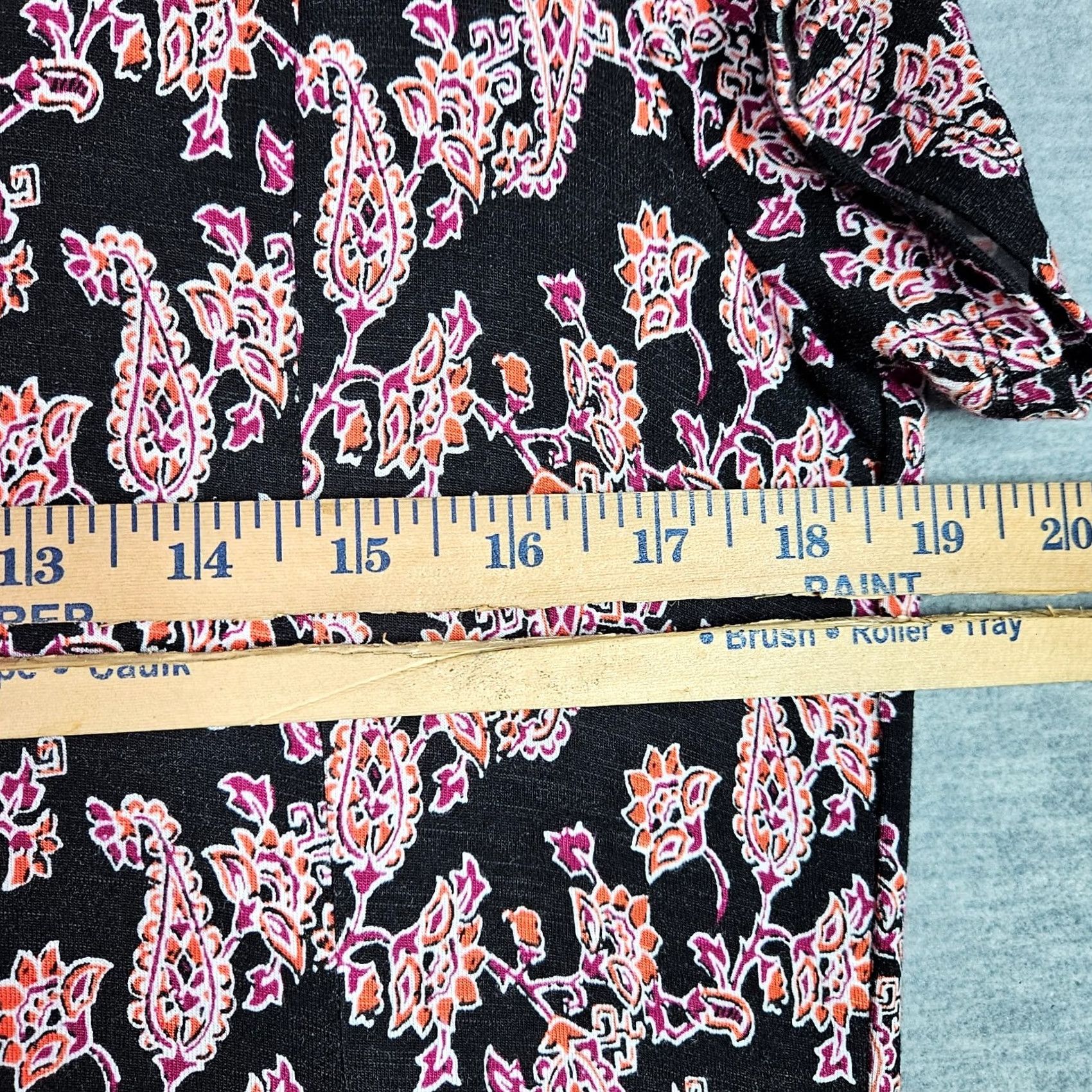 J. Jill J Jill Women's M Floral Print Dress Short Sleeve Casual Pockets Size 32" / US 10 / IT 46 - 4 Thumbnail