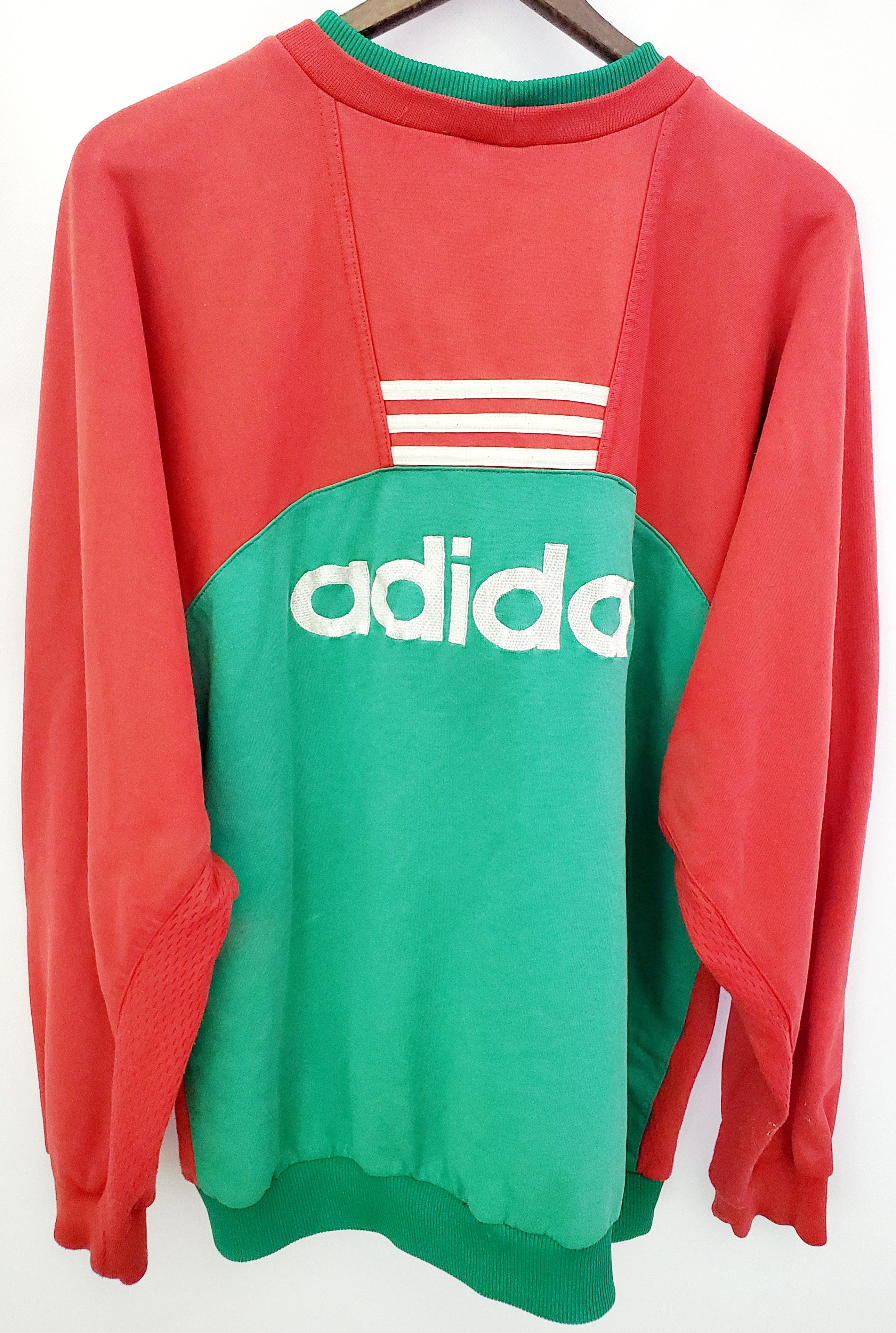 Adidas × Vintage Vintage 90's Adidas Hungary Football Sweatshirt Soccer Xl Size US XL / EU 56 / 4 - 4 Thumbnail