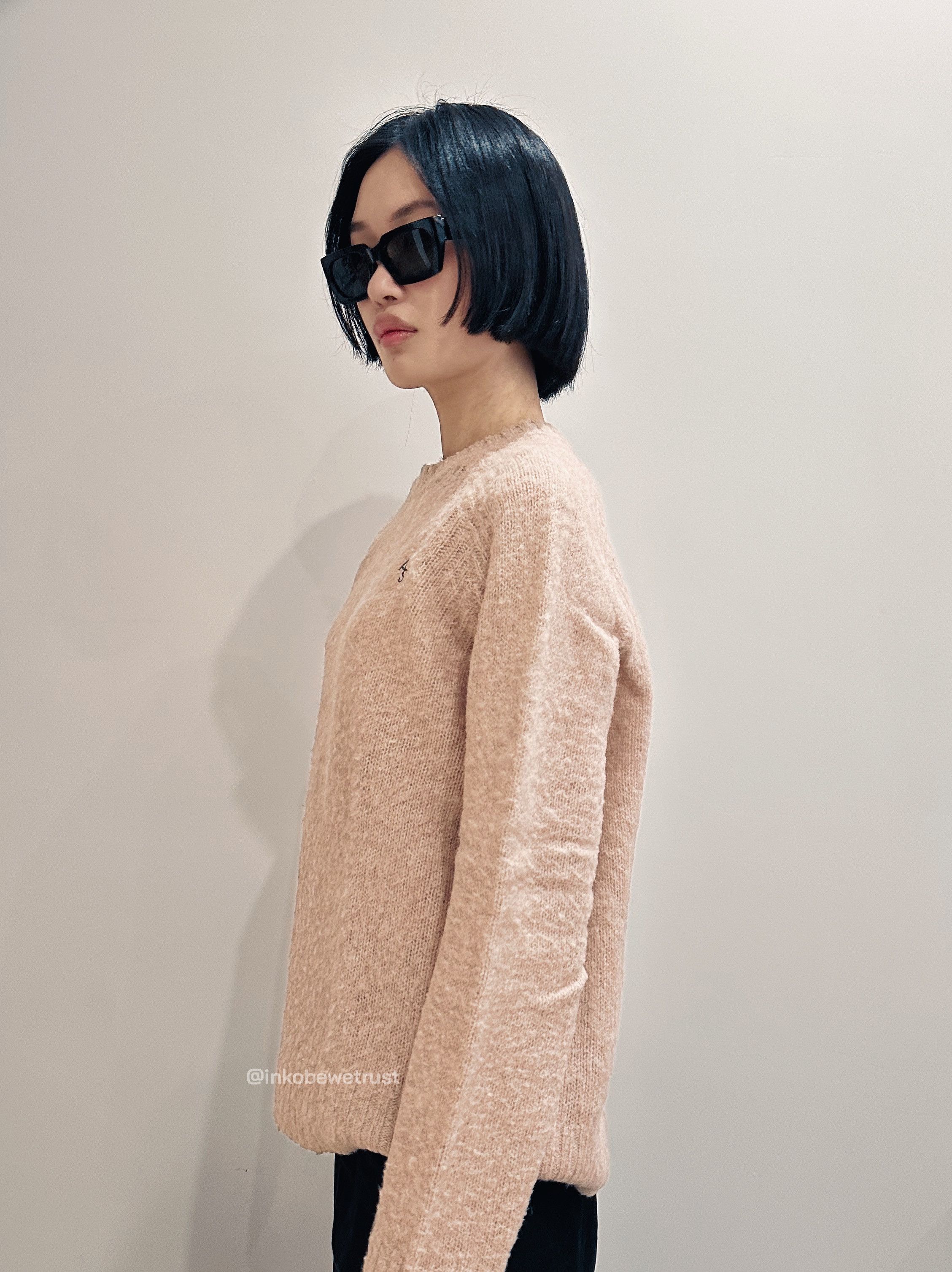 Acne Studios Brushed ​Shetland Wool Sweater - Pink Size US M / EU 48-50 / 2 - 6 Thumbnail