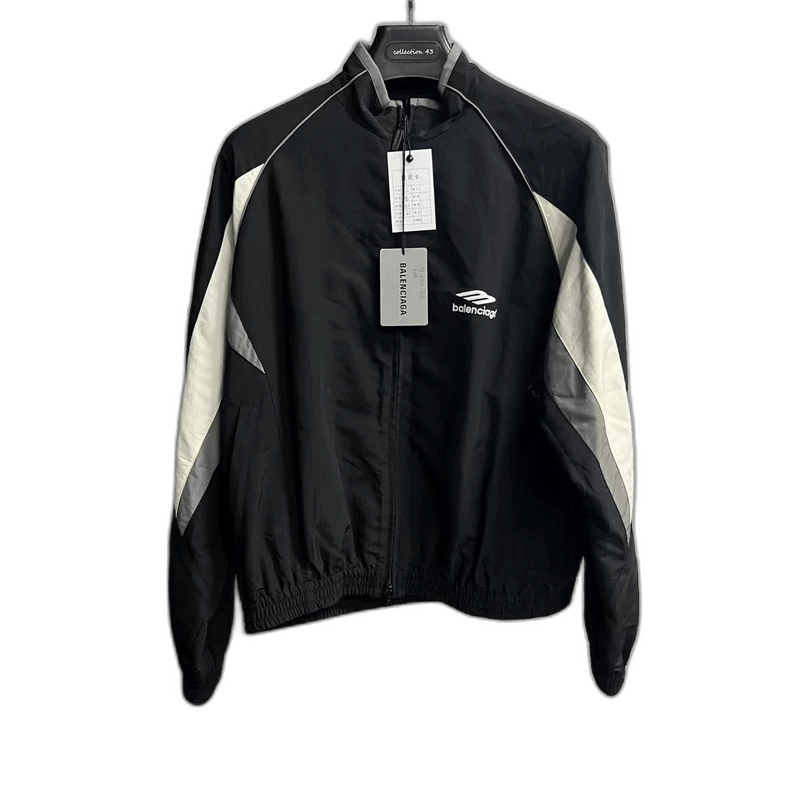 BALENCIAGA☆ジップアップ ユニセックス ジャケット ブラック Balenciaga Logo Zip Up Track Jacket Black | Grailed