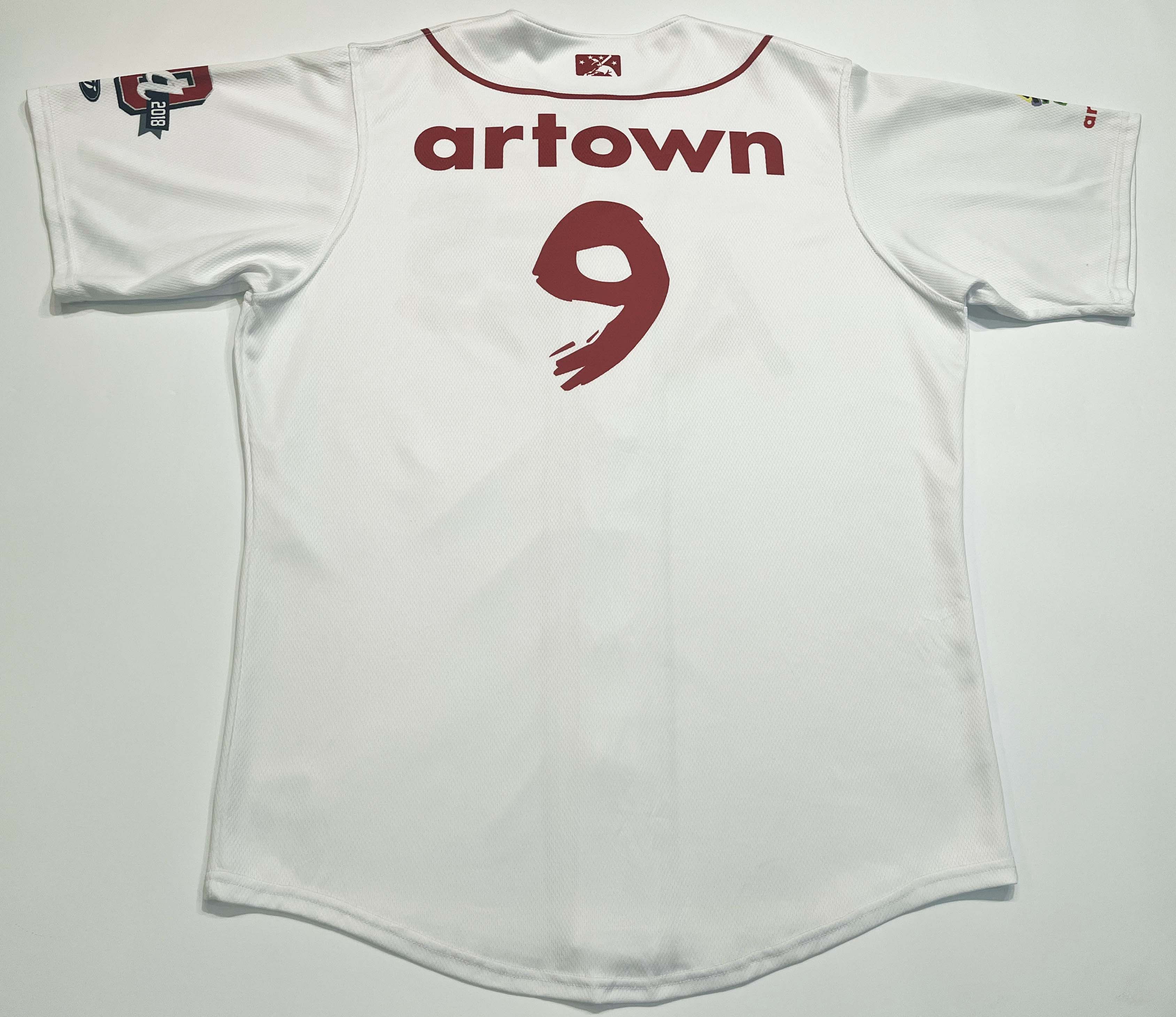 MLB OT Sports MiLB Reno Aces Artown #9 Baseball Jersey Size US XL / EU 56 / 4 - 5 Thumbnail