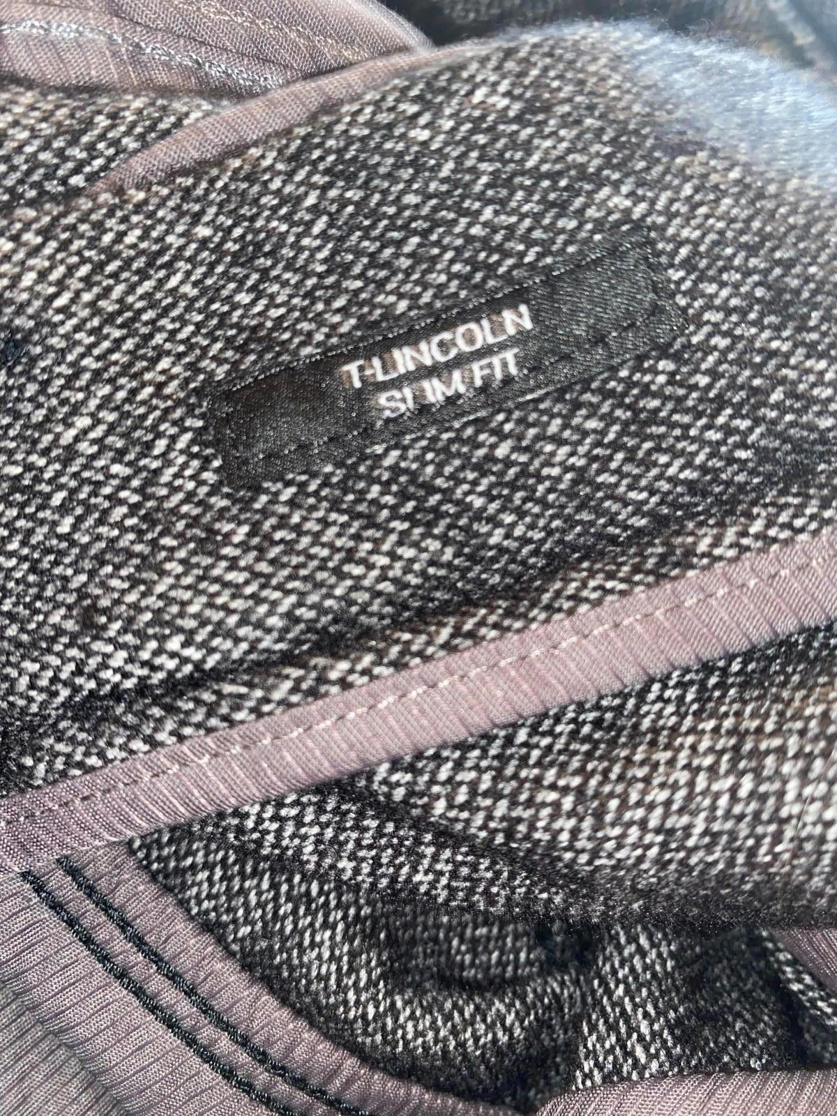 Hugo Boss Hugo Boss Cotton Wool Dark Gray Dress Pants Size US 33 - 6 Thumbnail