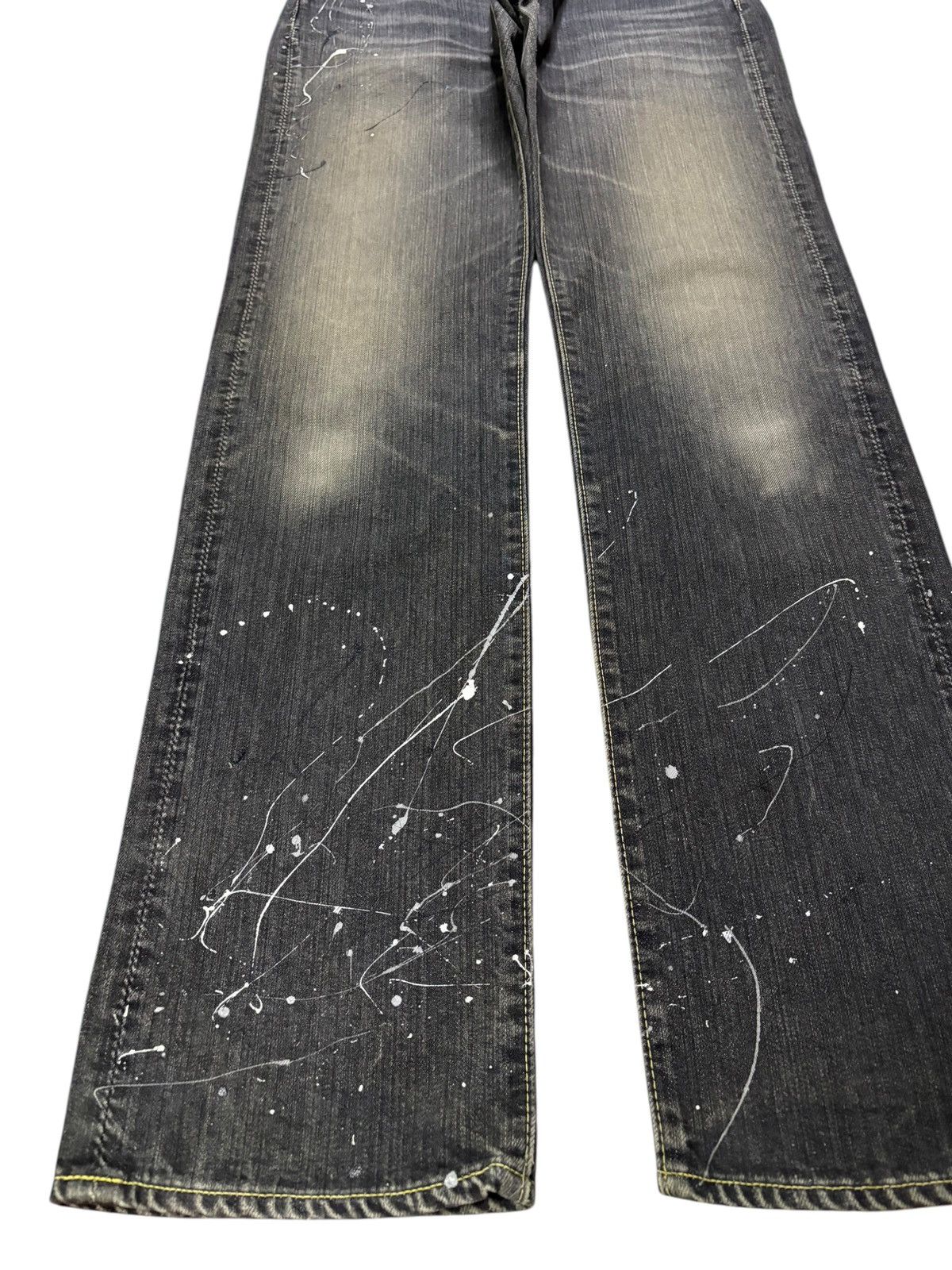 Eternal × Japanese Brand Vintage Japanese Eternal Mud Wash Painted Distressed Jeans Size US 28 / EU 44 - 6 Thumbnail