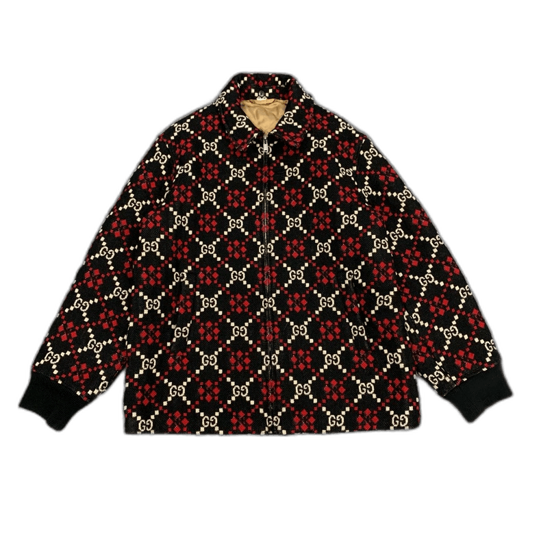 Gucci Gucci All-Over Print Cotton Jacket-yf Size US L / EU 52-54 / 3 - 1 Thumbnail