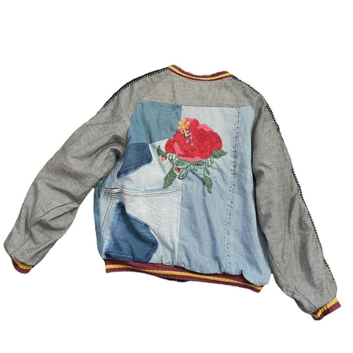 Kapital SS16 Souvenir Denim Palm Tree Reversible Jacket