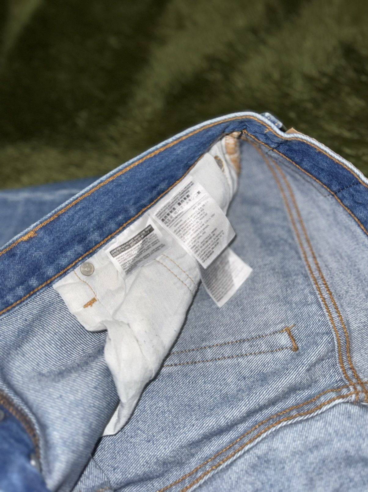 Levi's [W30/L32] Levi’s 501 CT Destroyed Denim Pants Light Indigo Size US 32 / EU 48 - 4 Thumbnail