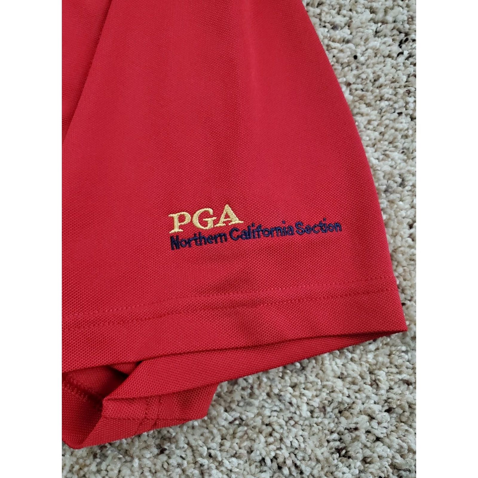 Footjoy FootJoy Polo Shirt L Mens Red Short Sleeve Stretch Golf Size US L / EU 52-54 / 3 - 3 Thumbnail