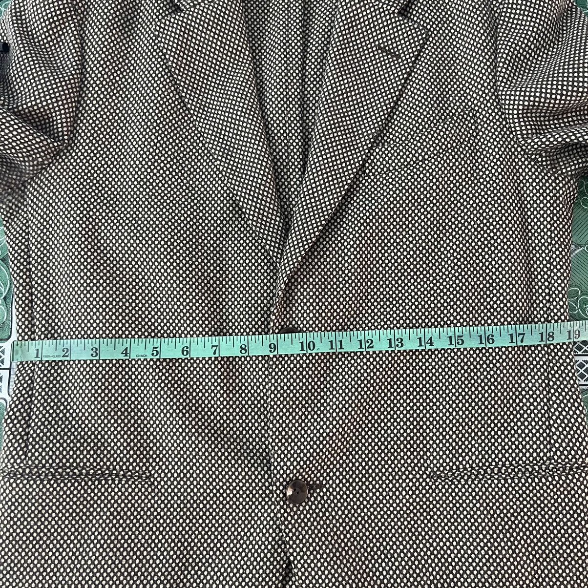 Boglioli 🔥RARE🔥 BOGLIOLI ITALY RETFORD WOOL ABSTRACT HEAVY JACKET Size US S / EU 44-46 / 1 - 6 Thumbnail