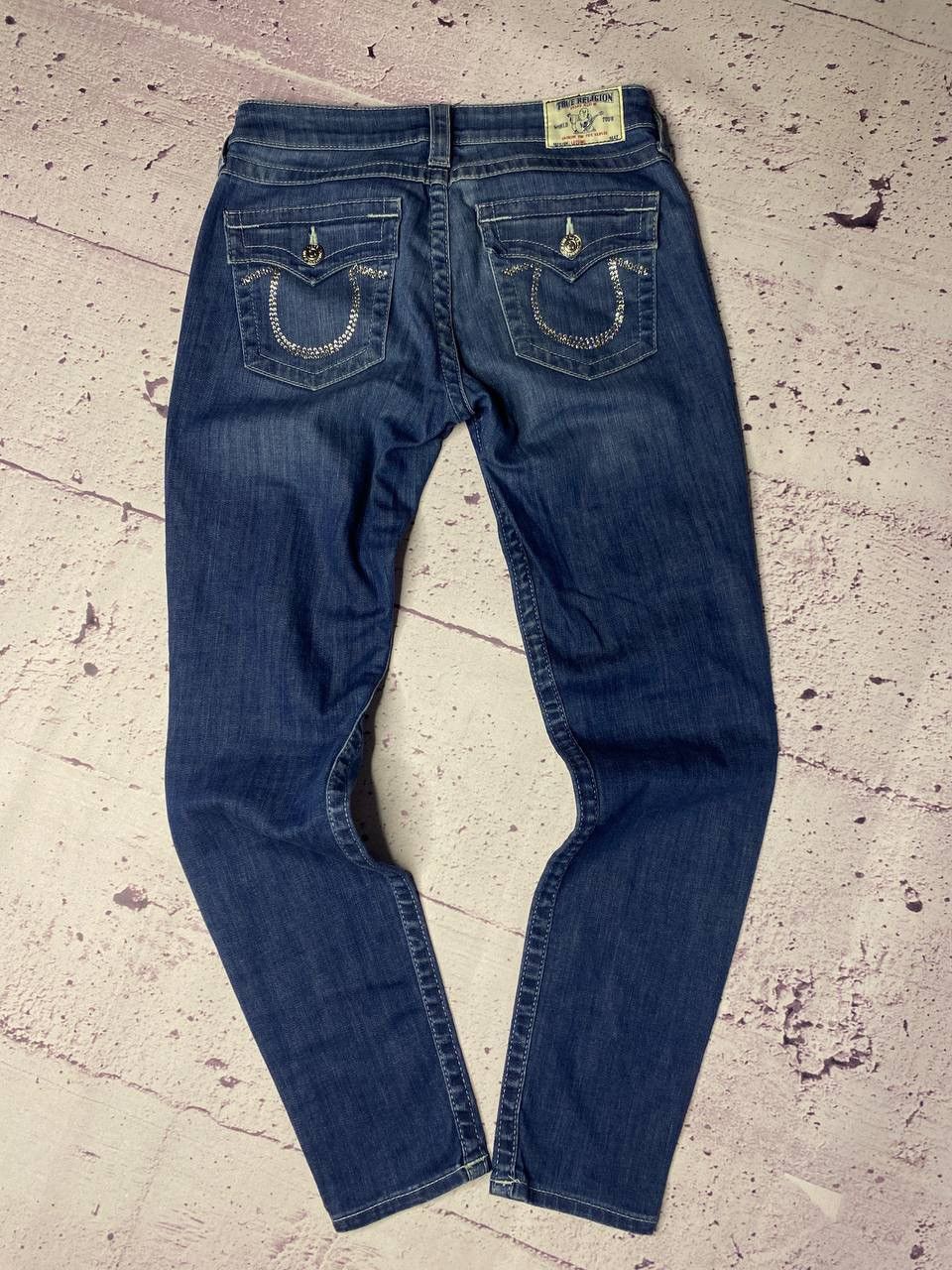 True Religion Womens Vintage True Religion jeans diamonds 💎 luxury legging Size 29" - 1 Thumbnail