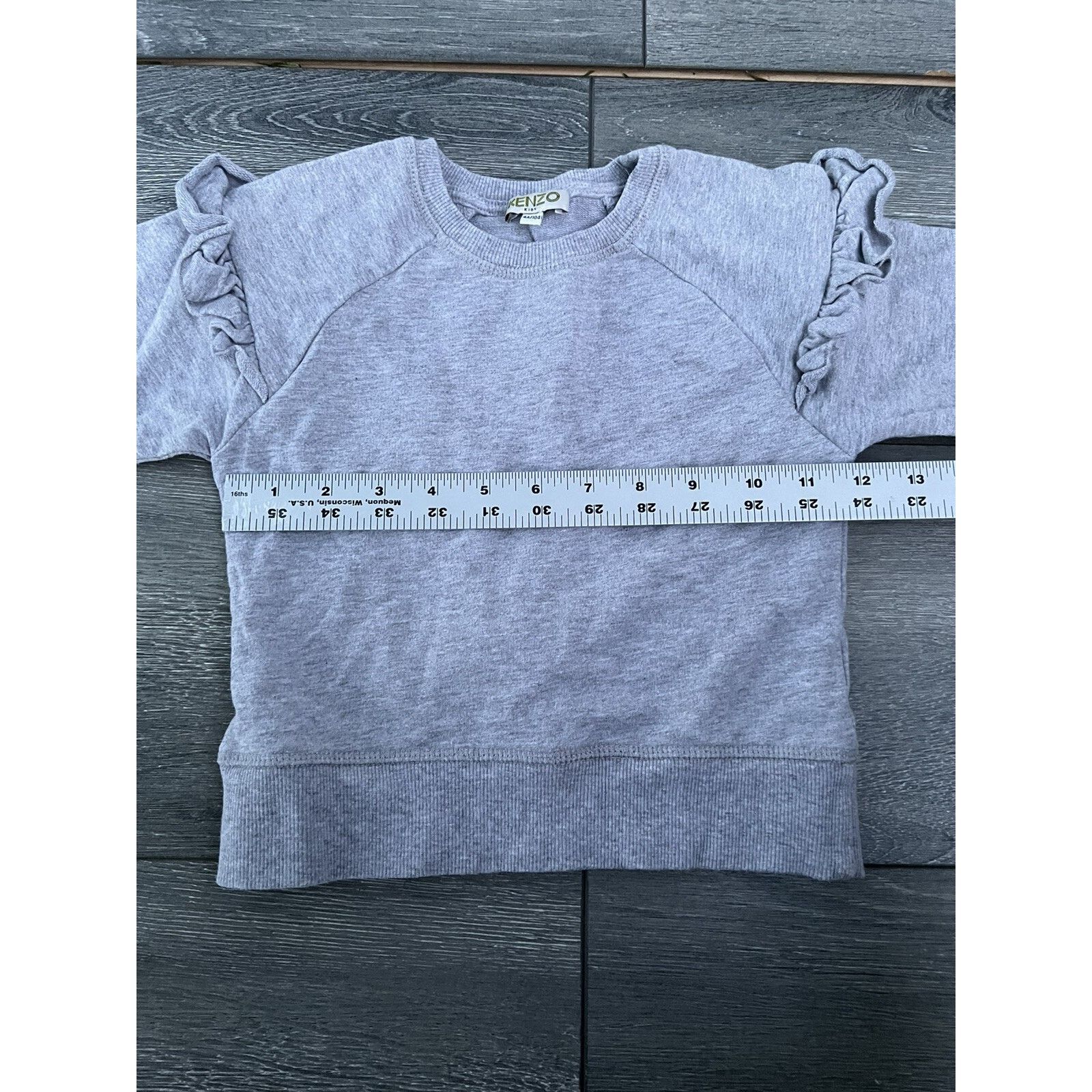 Kenzo KENZO KIDS Girls' Ruffle Accent Sewater top 4 years A000180 Size S / US 4 / IT 40 - 6 Thumbnail