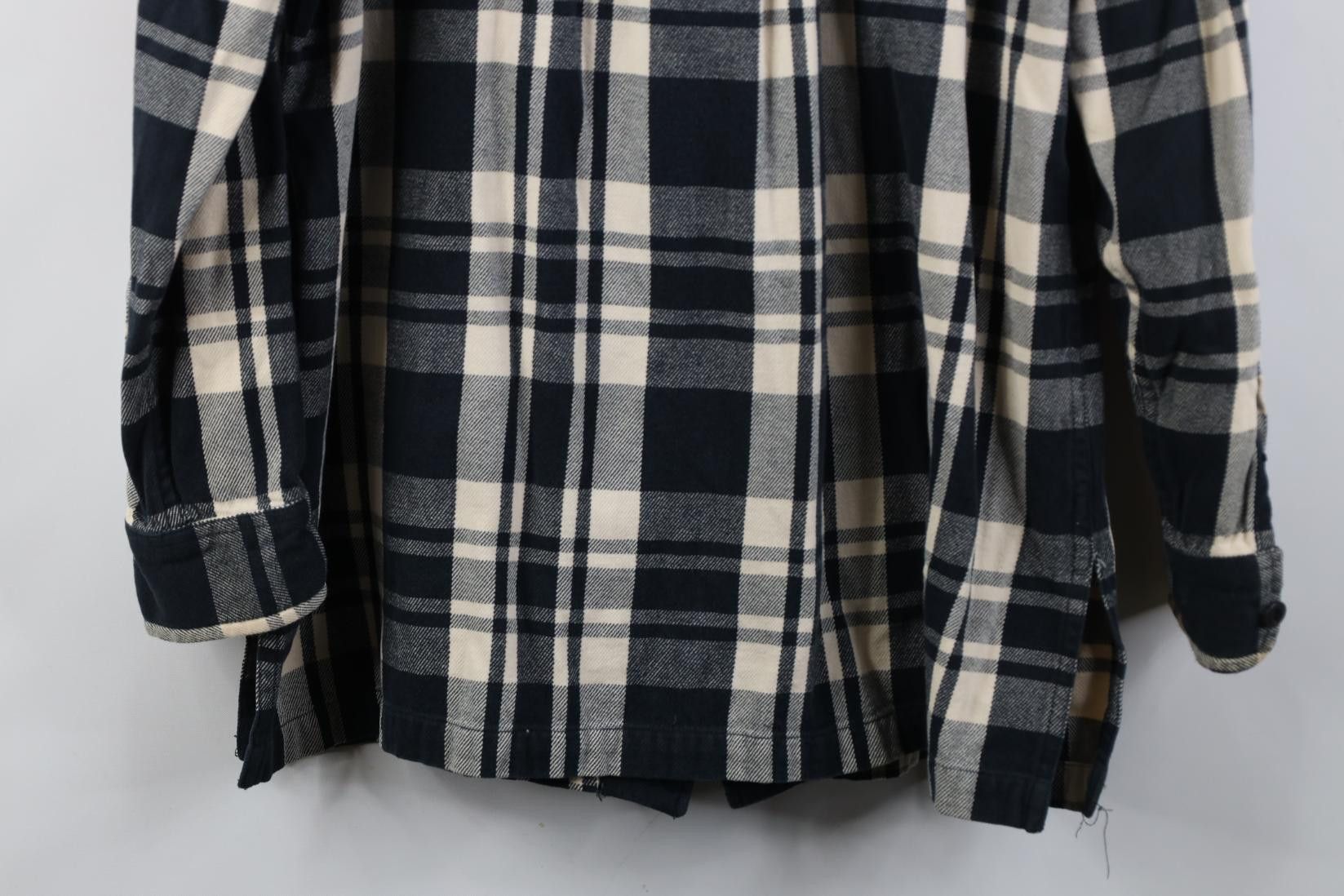 Polo Ralph Lauren Vintage 90s Ralph Lauren Spell Out Flannel Shirt Zip Jacket Size M / US 6-8 / IT 42-44 - 18 Thumbnail