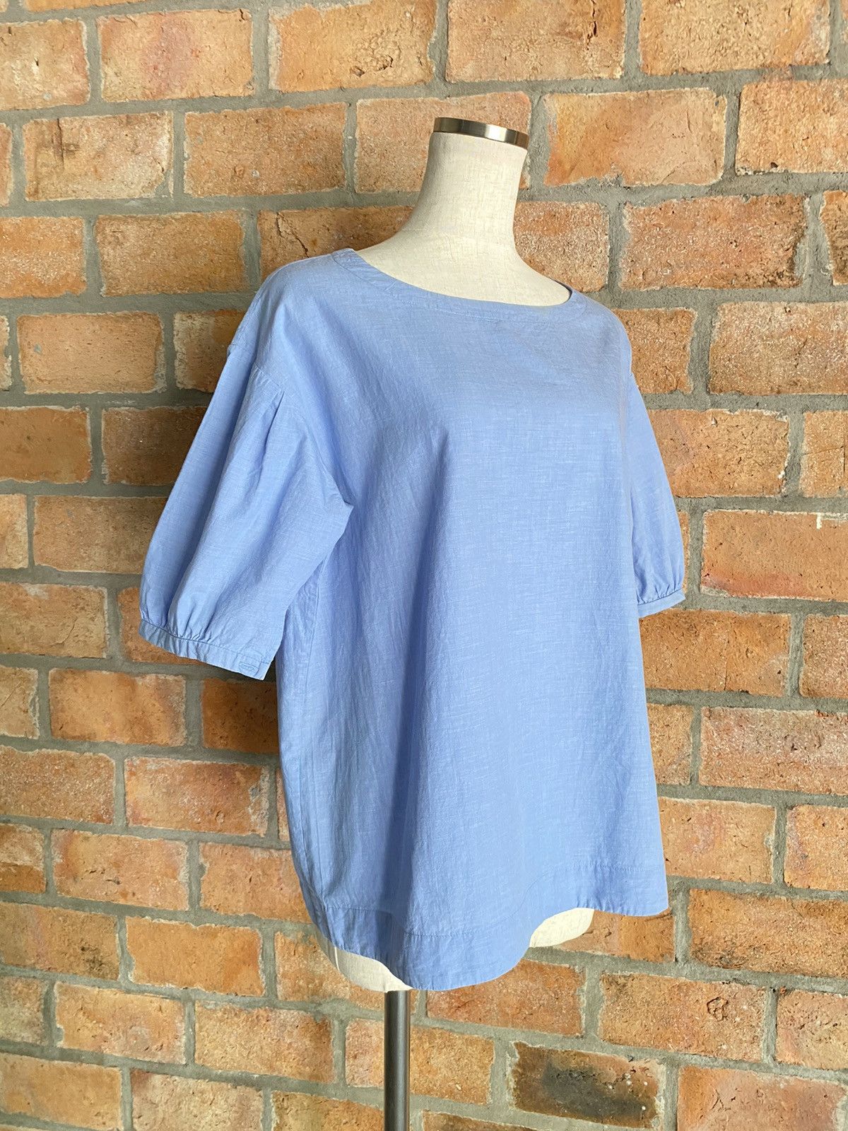 45rpm 45rpm Women Casual Light Blue Puff Sleeve Top Size L / US 10 / IT 46 - 13 Thumbnail