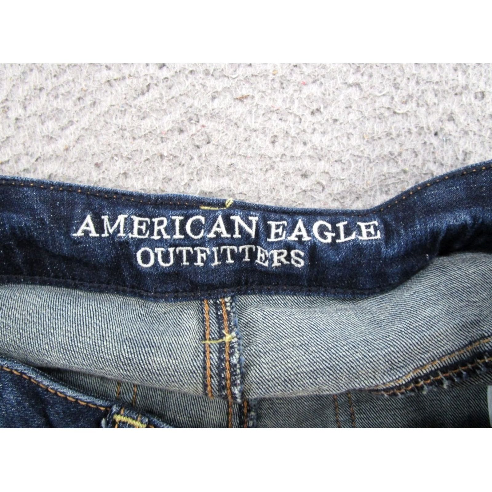 American Eagle Outfitters American Eagle Outfitters Jegging Jeans Skinny Womens Size 4 Blue Denim Stretch 5-Pocket Closure Zip Button Casual Pants Size 27" / US 4 / IT 40 - 2 Thumbnail