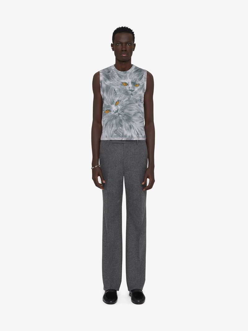 Givenchy o1n1vont0326 Printed Cat Tank Top in Multicolor Size US S / EU 44-46 / 1 - 4 Thumbnail