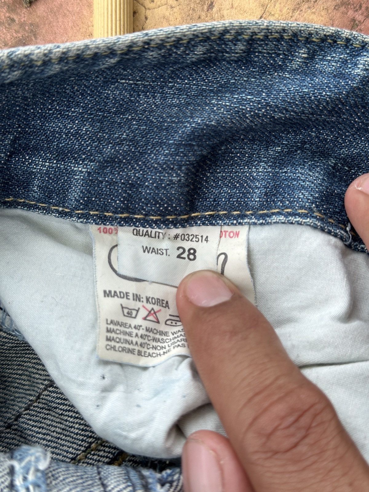If Six Was Nine 💥Costy Brand💥 Costy Blue Words Streetwear Style💥 Size US 28 / EU 44 - 8 Thumbnail