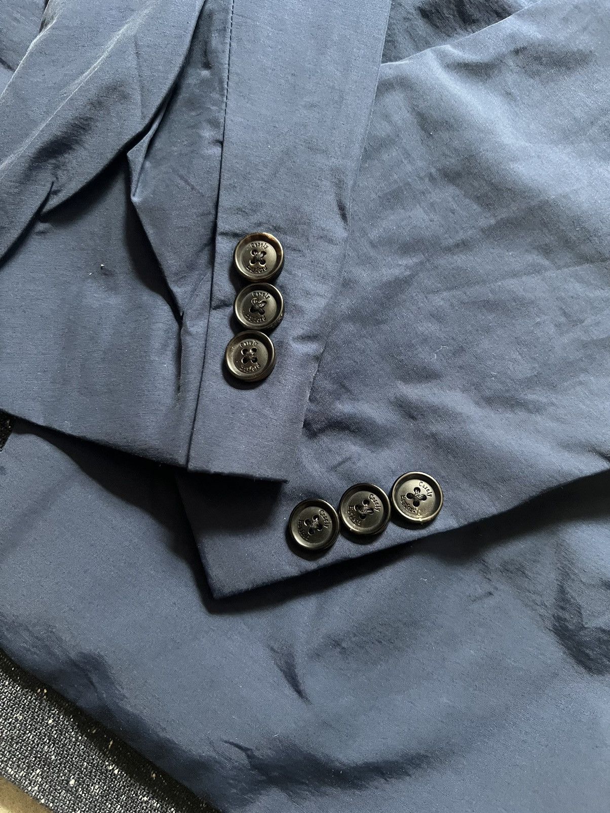 Casely-Hayford × Japanese Brand Casely Hayford Fall 2014 "Shades Of Blue" Blazer Coat Size 40R - 7 Thumbnail