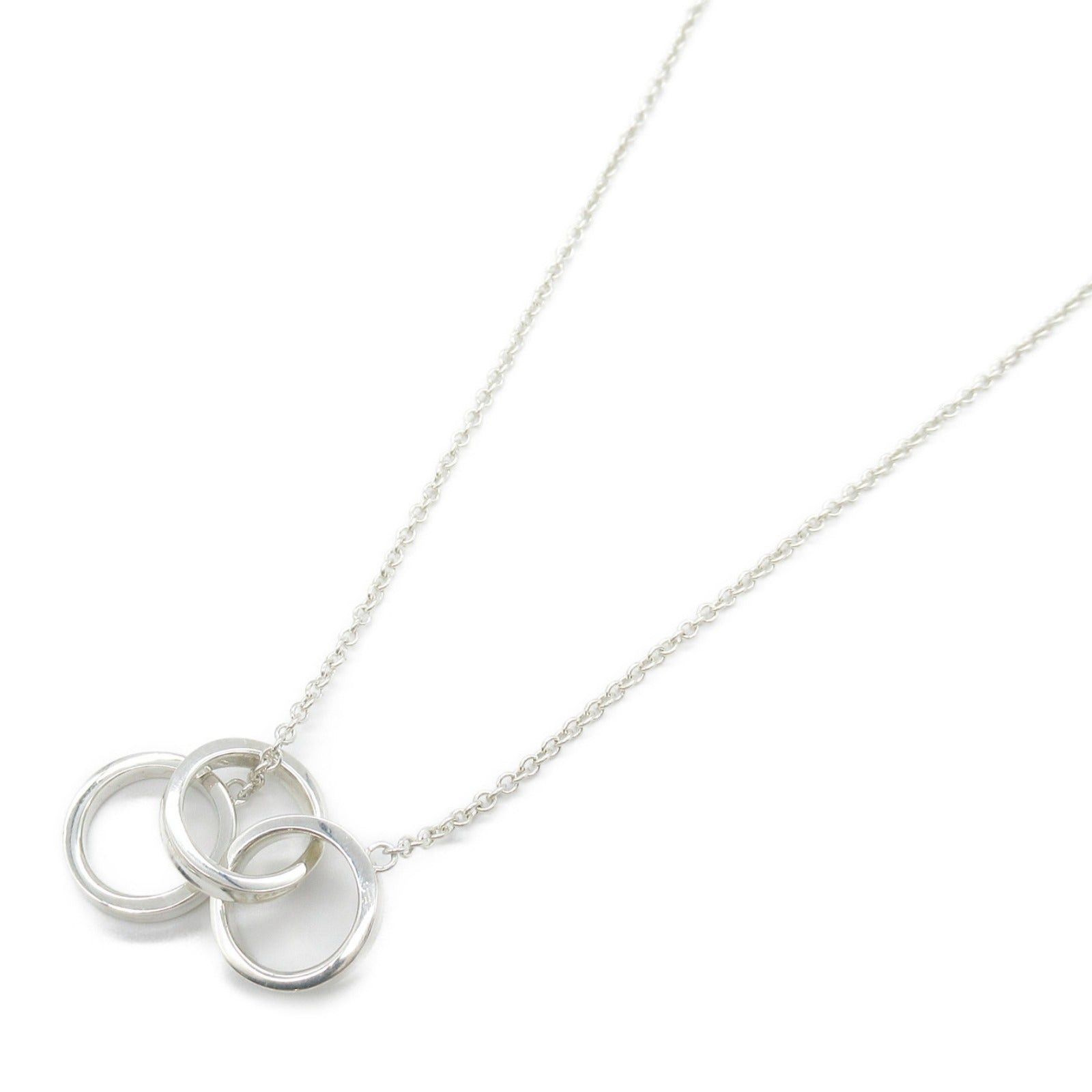 Tiffany & Co. Tiffany Co 1837 Interlocking Necklace 925 Silver Size ONE SIZE - 1 Thumbnail